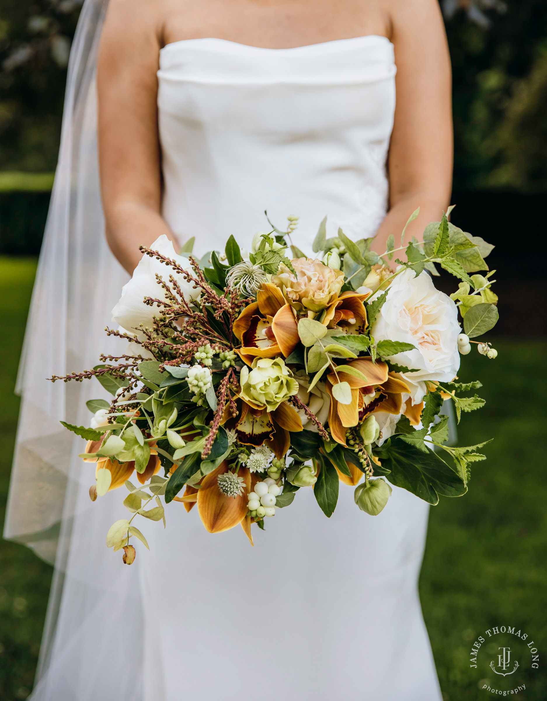 Bloedel Reserve Bainbridge Island wedding by Seattle wedding photographer James Thomas Long Photography