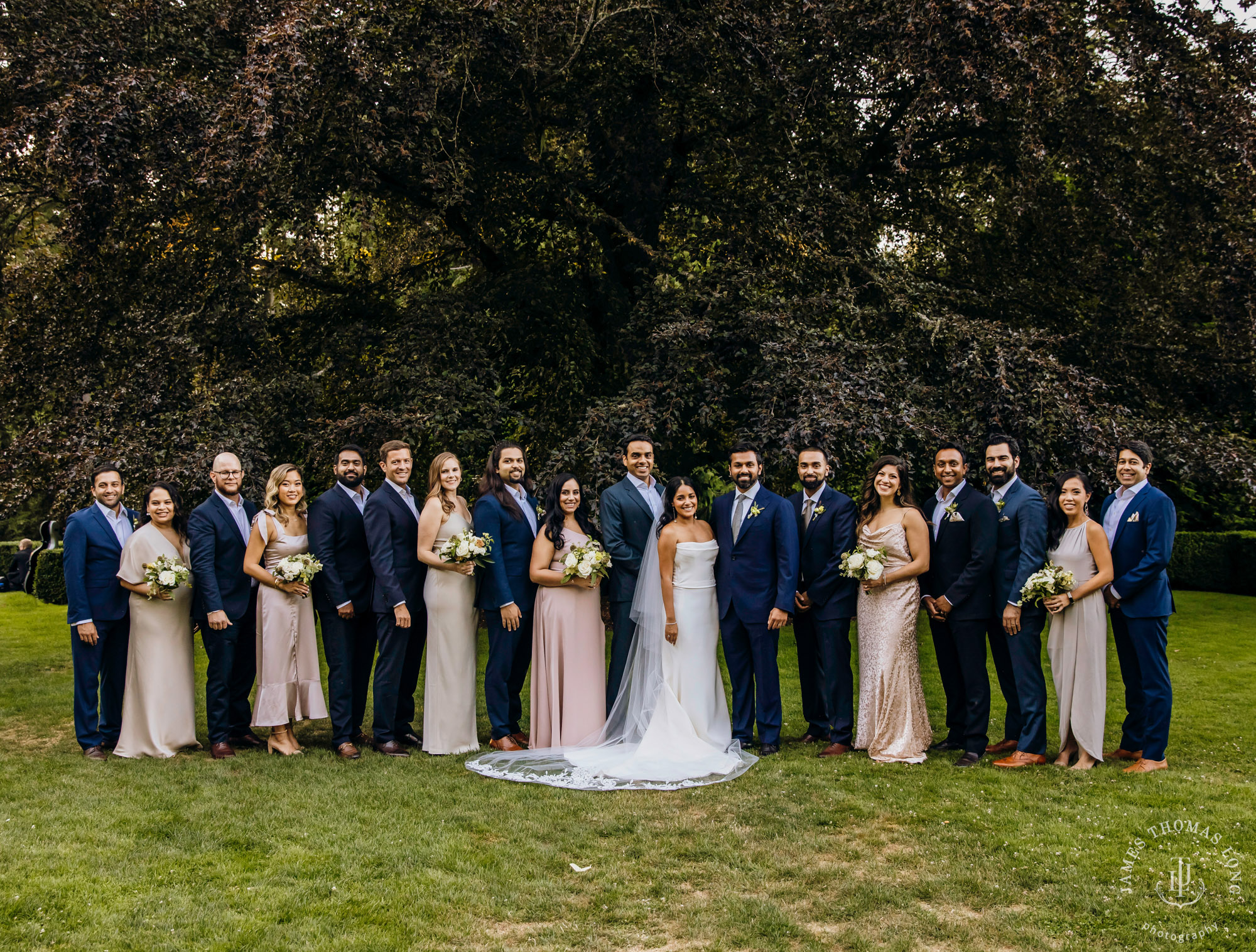 Bloedel Reserve Bainbridge Island wedding by Seattle wedding photographer James Thomas Long Photography