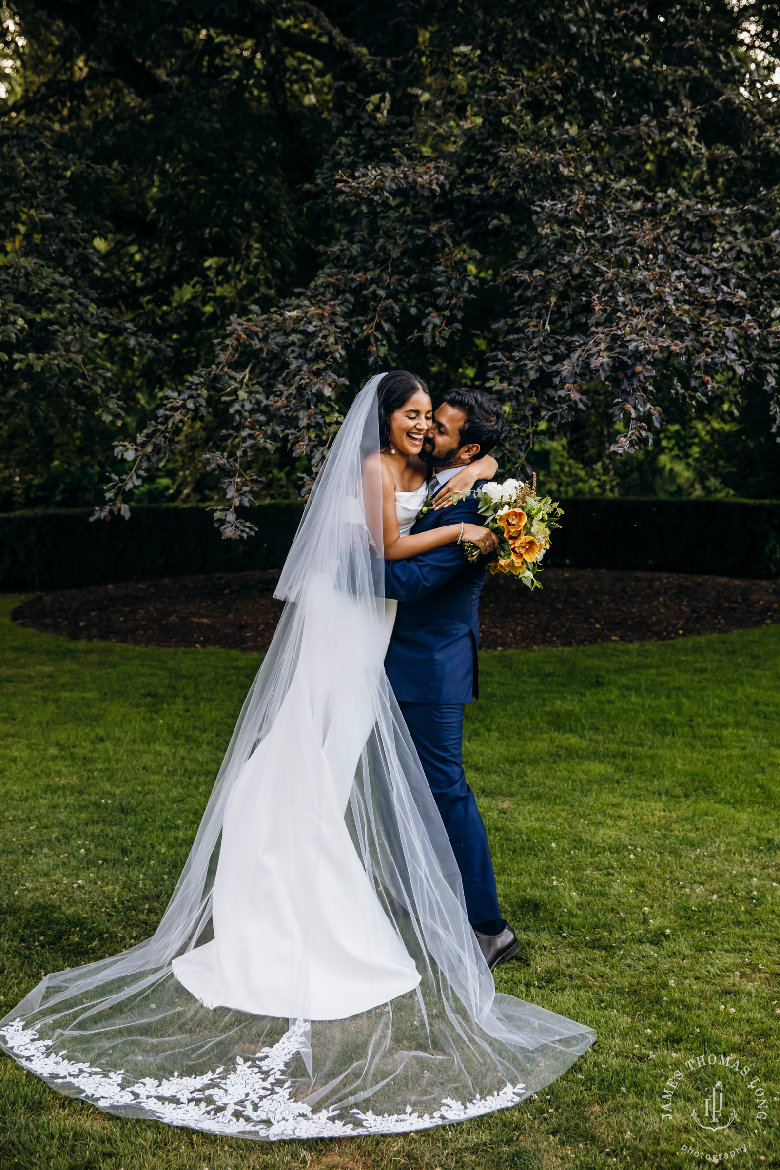 Bloedel Reserve Bainbridge Island wedding by Seattle wedding photographer James Thomas Long Photography