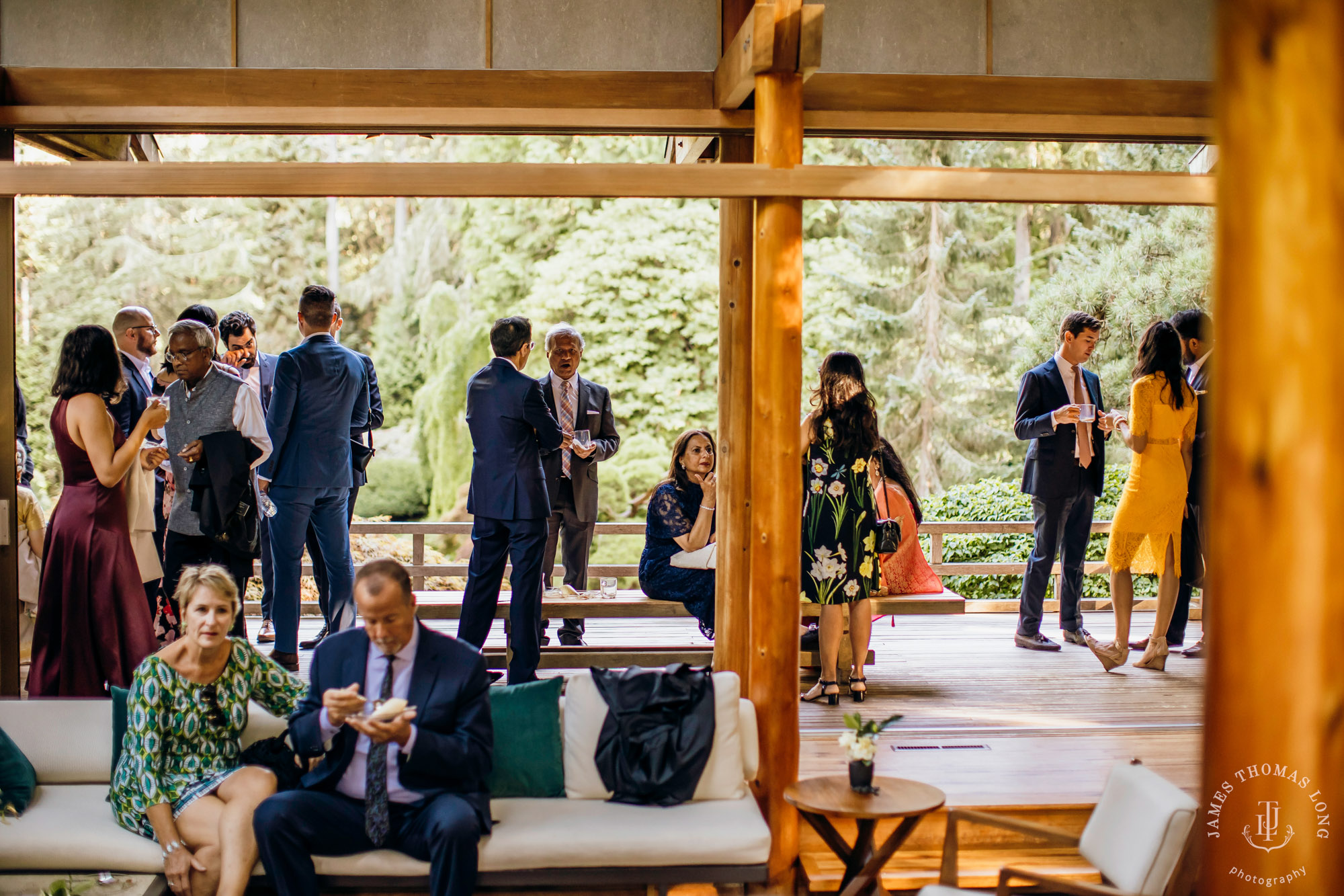 Bloedel Reserve Bainbridge Island wedding by Seattle wedding photographer James Thomas Long Photography