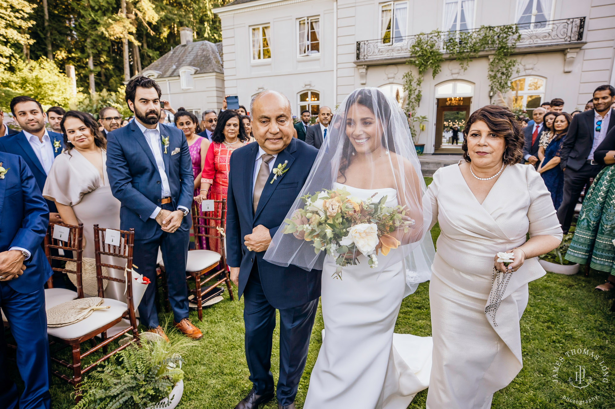 Bloedel Reserve Bainbridge Island wedding by Seattle wedding photographer James Thomas Long Photography