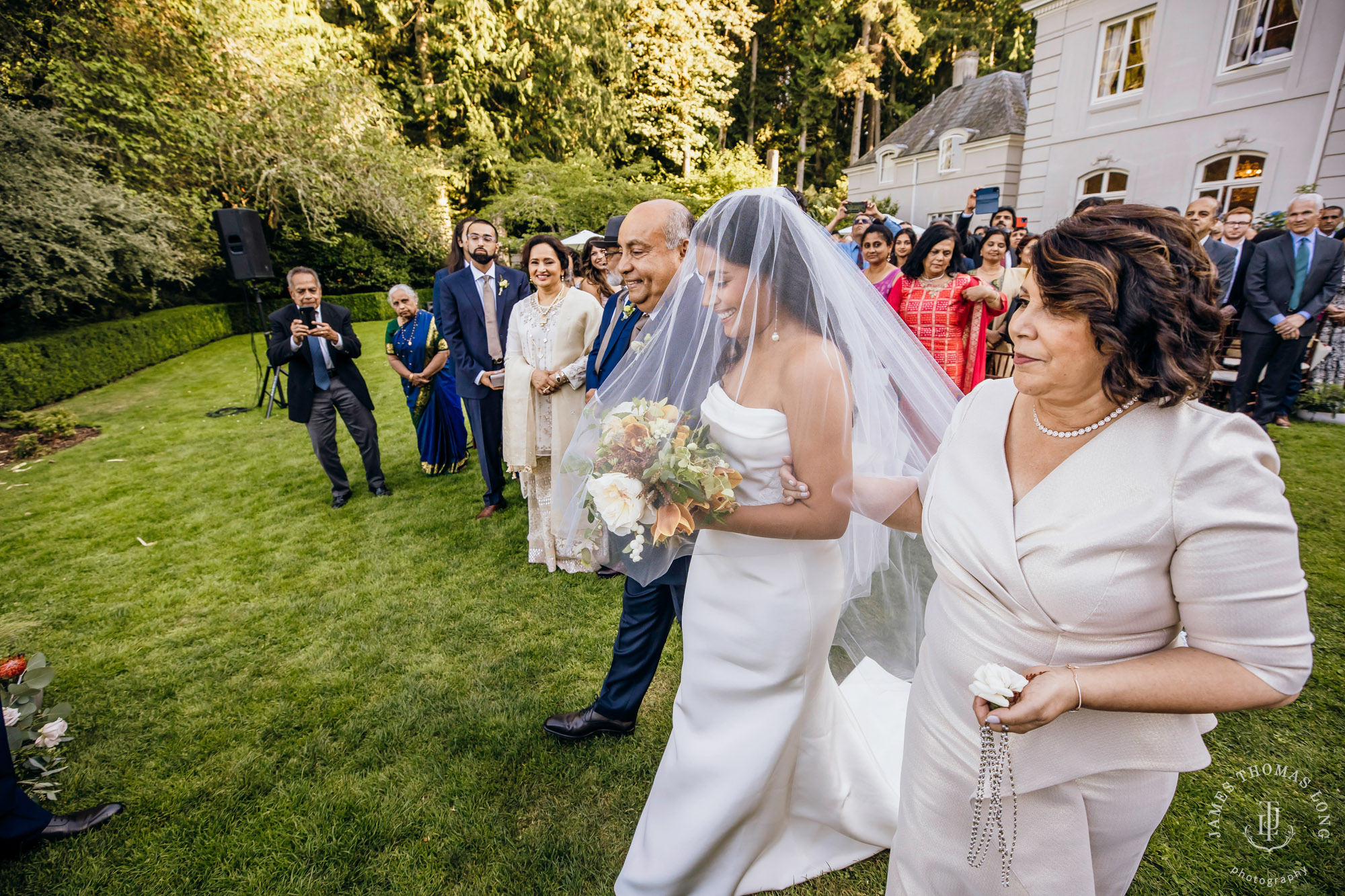 Bloedel Reserve Bainbridge Island wedding by Seattle wedding photographer James Thomas Long Photography