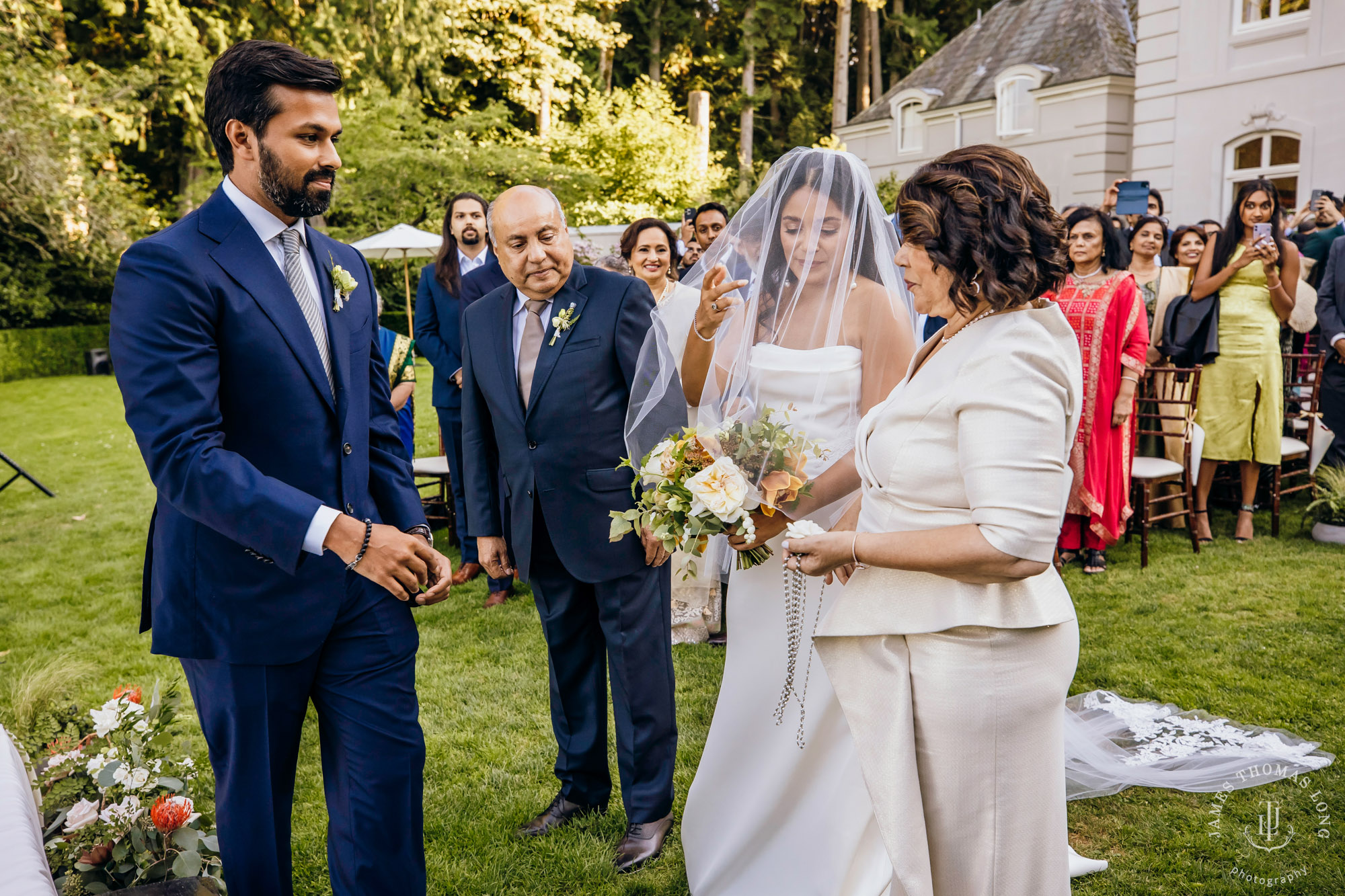 Bloedel Reserve Bainbridge Island wedding by Seattle wedding photographer James Thomas Long Photography