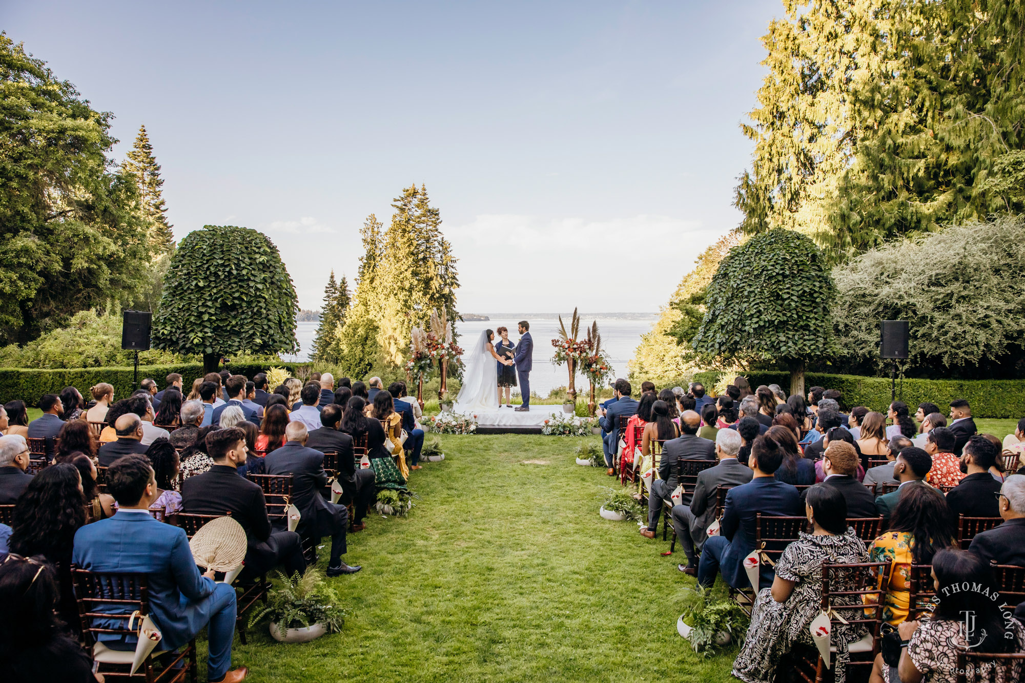 Bloedel Reserve Bainbridge Island wedding by Seattle wedding photographer James Thomas Long Photography