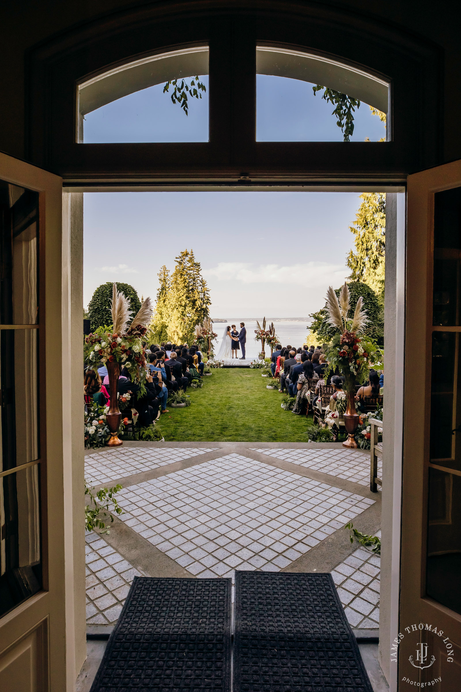 Bloedel Reserve Bainbridge Island wedding by Seattle wedding photographer James Thomas Long Photography