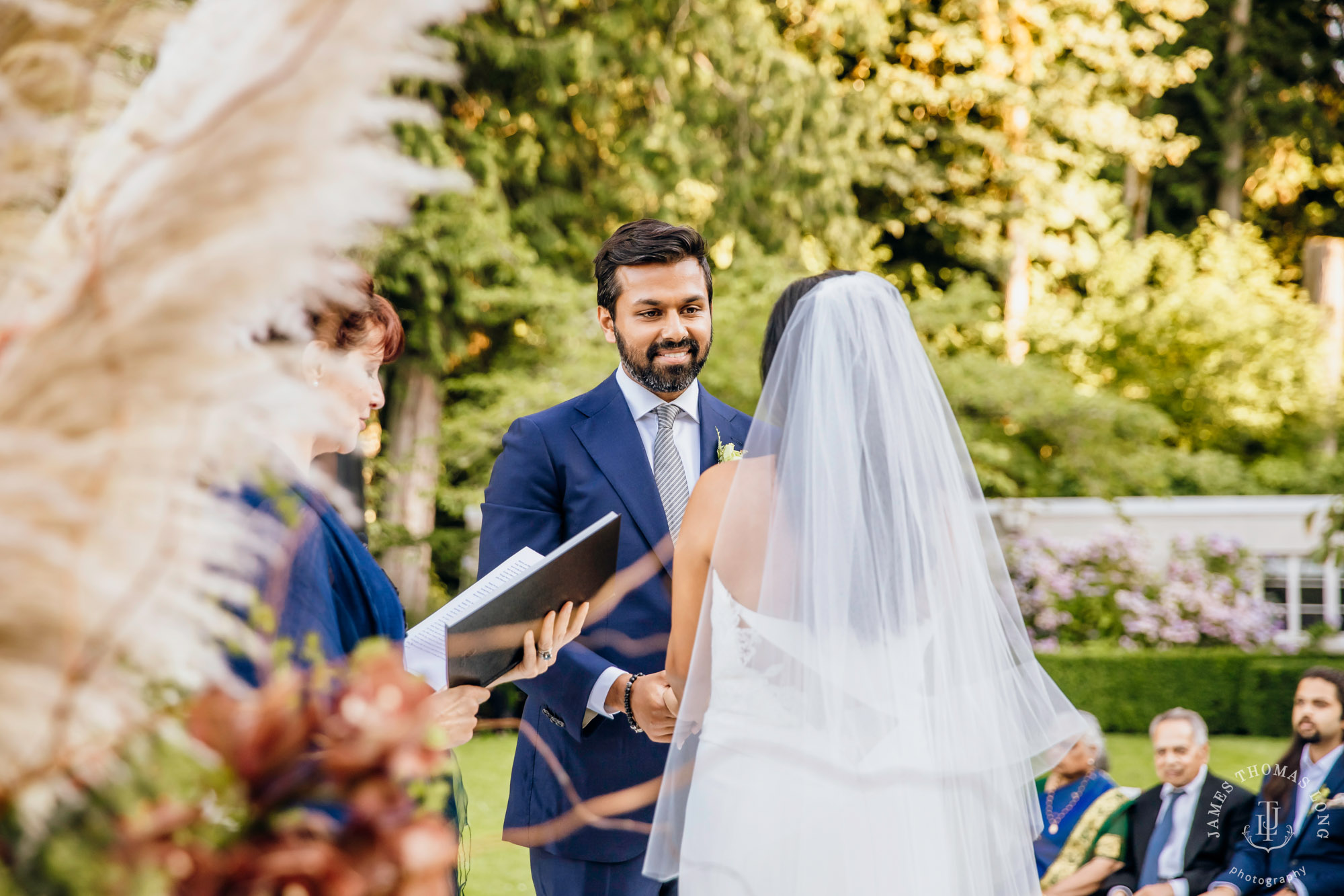 Bloedel Reserve Bainbridge Island wedding by Seattle wedding photographer James Thomas Long Photography