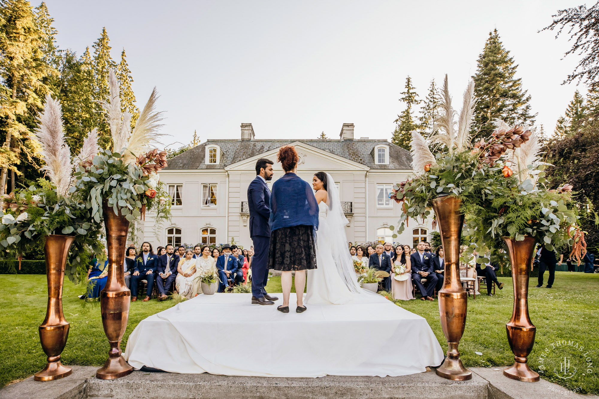 Bloedel Reserve Bainbridge Island wedding by Seattle wedding photographer James Thomas Long Photography