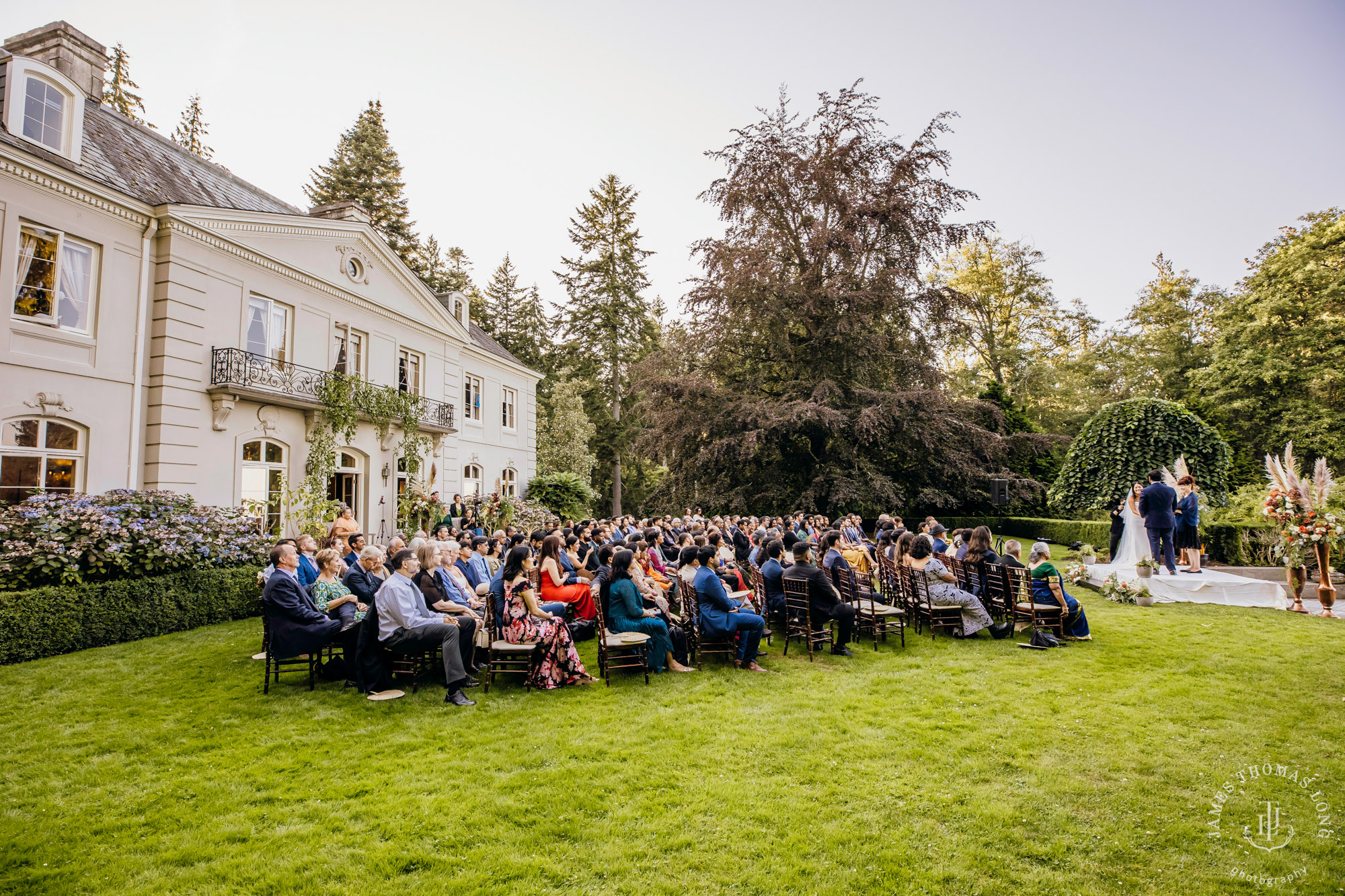 Bloedel Reserve Bainbridge Island wedding by Seattle wedding photographer James Thomas Long Photography