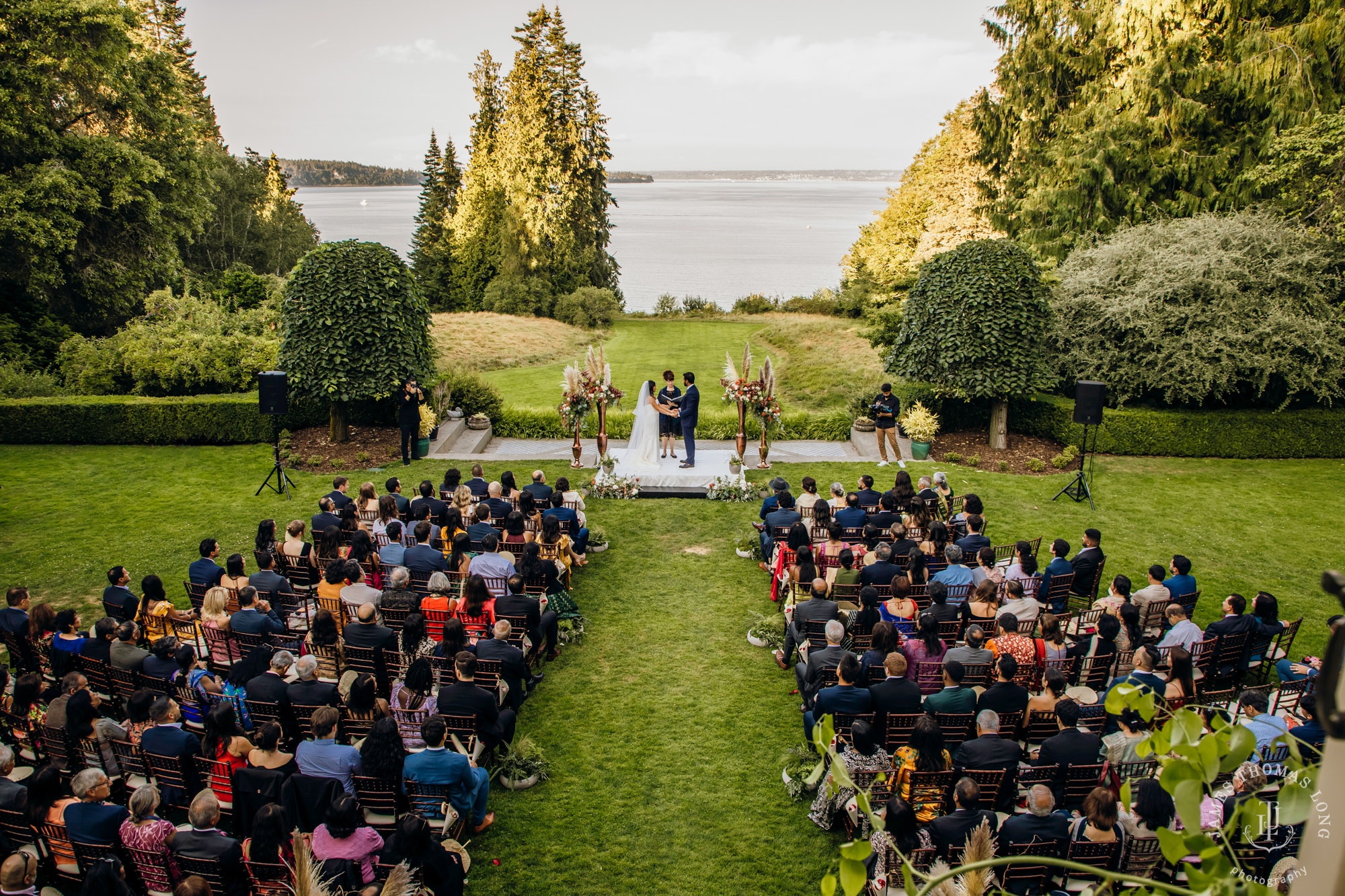 Bloedel Reserve Bainbridge Island wedding by Seattle wedding photographer James Thomas Long Photography