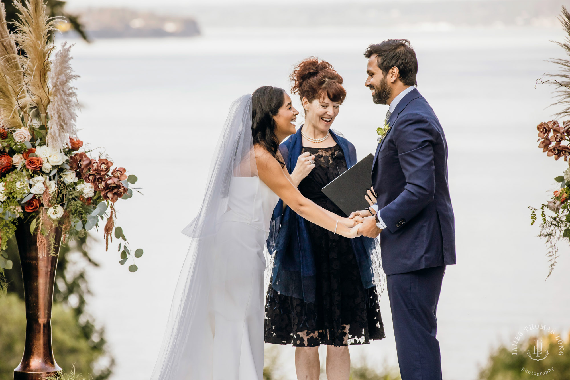 Bloedel Reserve Bainbridge Island wedding by Seattle wedding photographer James Thomas Long Photography