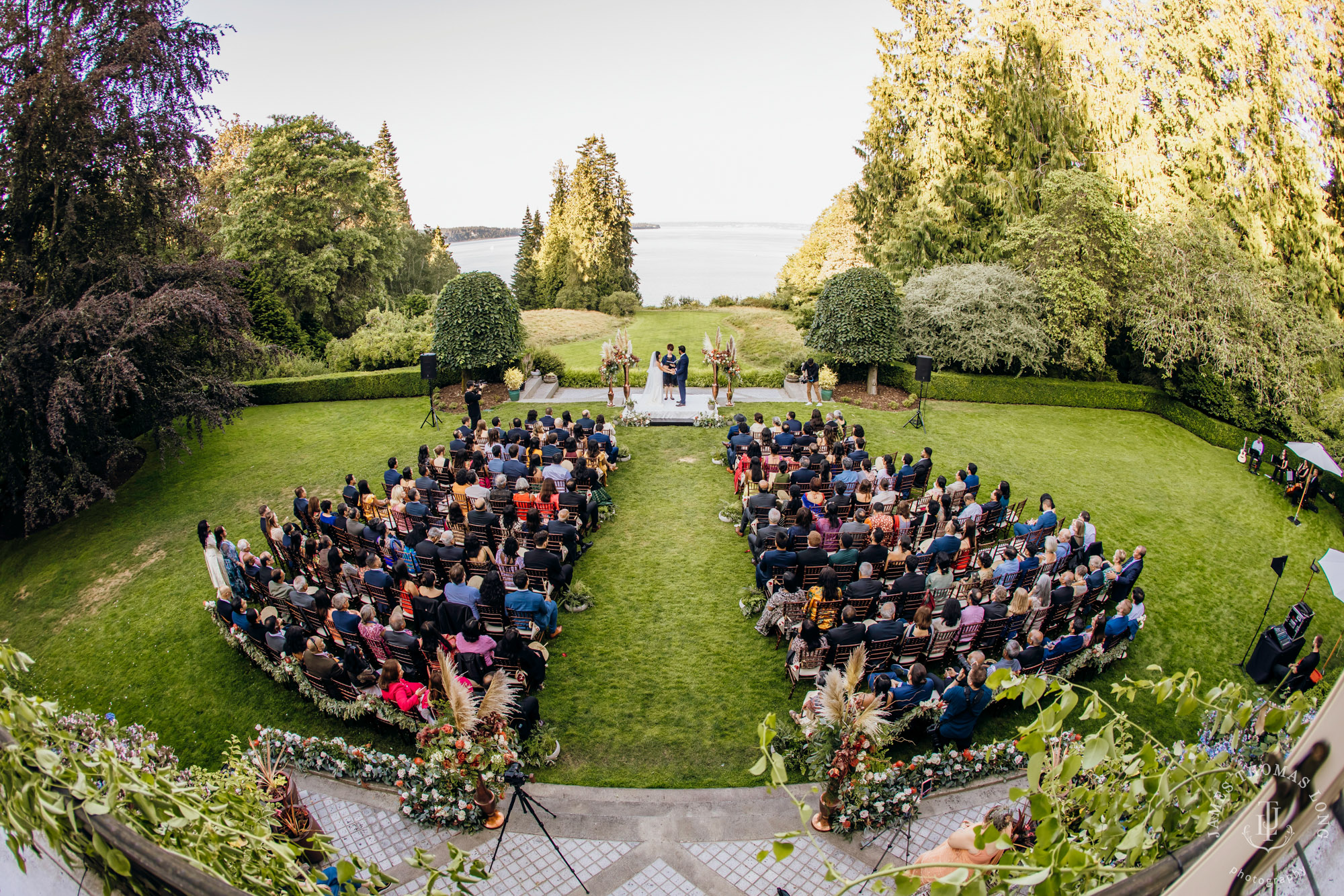 Bloedel Reserve Bainbridge Island wedding by Seattle wedding photographer James Thomas Long Photography