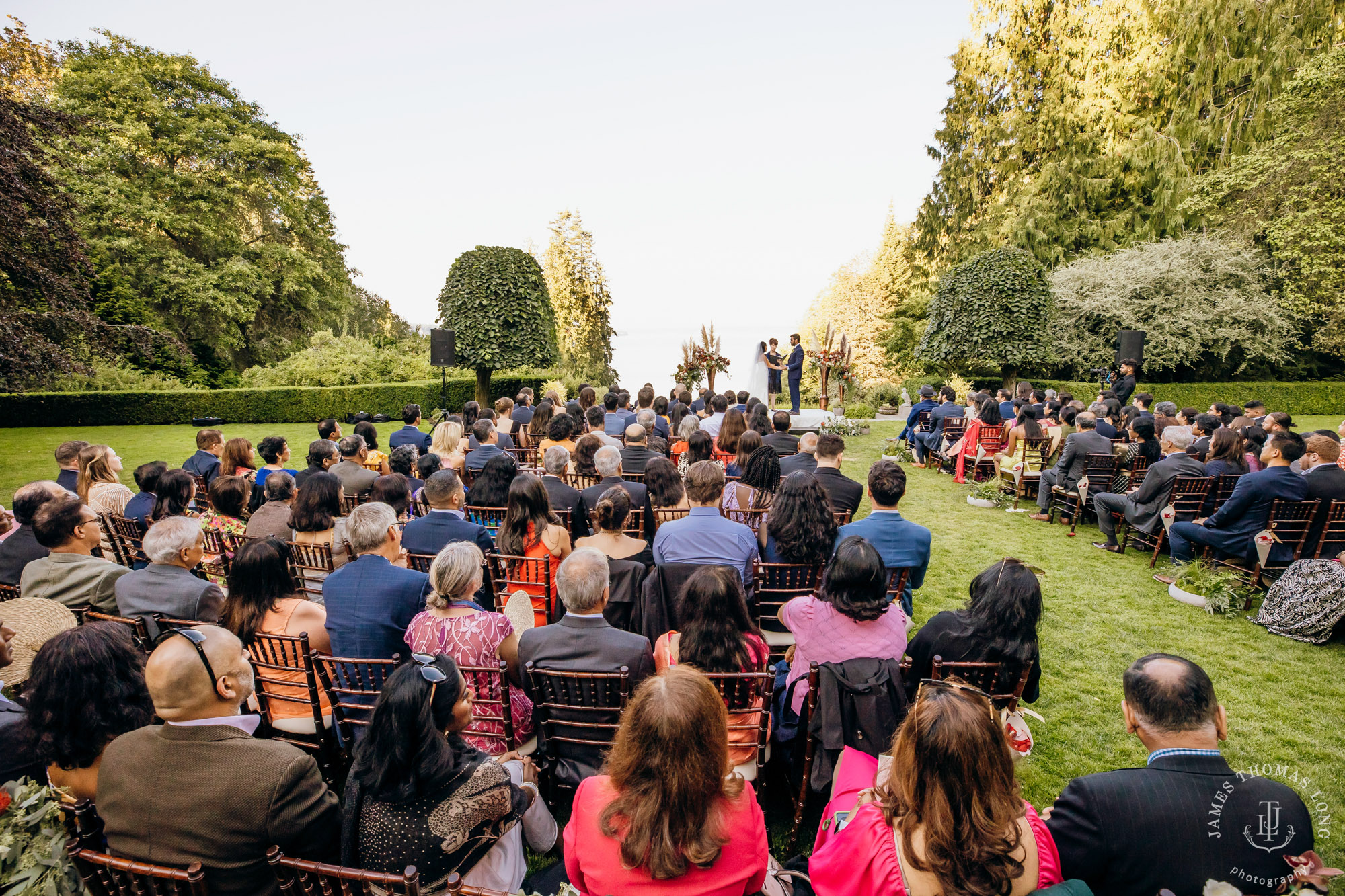 Bloedel Reserve Bainbridge Island wedding by Seattle wedding photographer James Thomas Long Photography