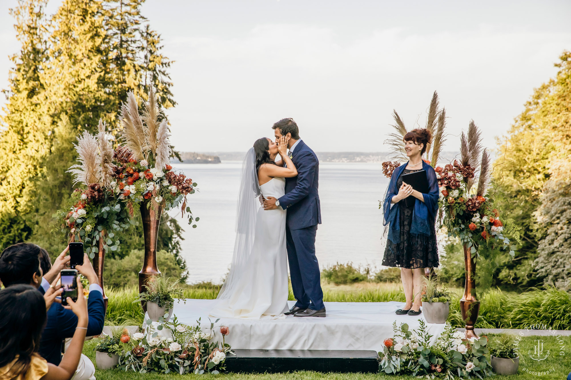 Bloedel Reserve Bainbridge Island wedding by Seattle wedding photographer James Thomas Long Photography