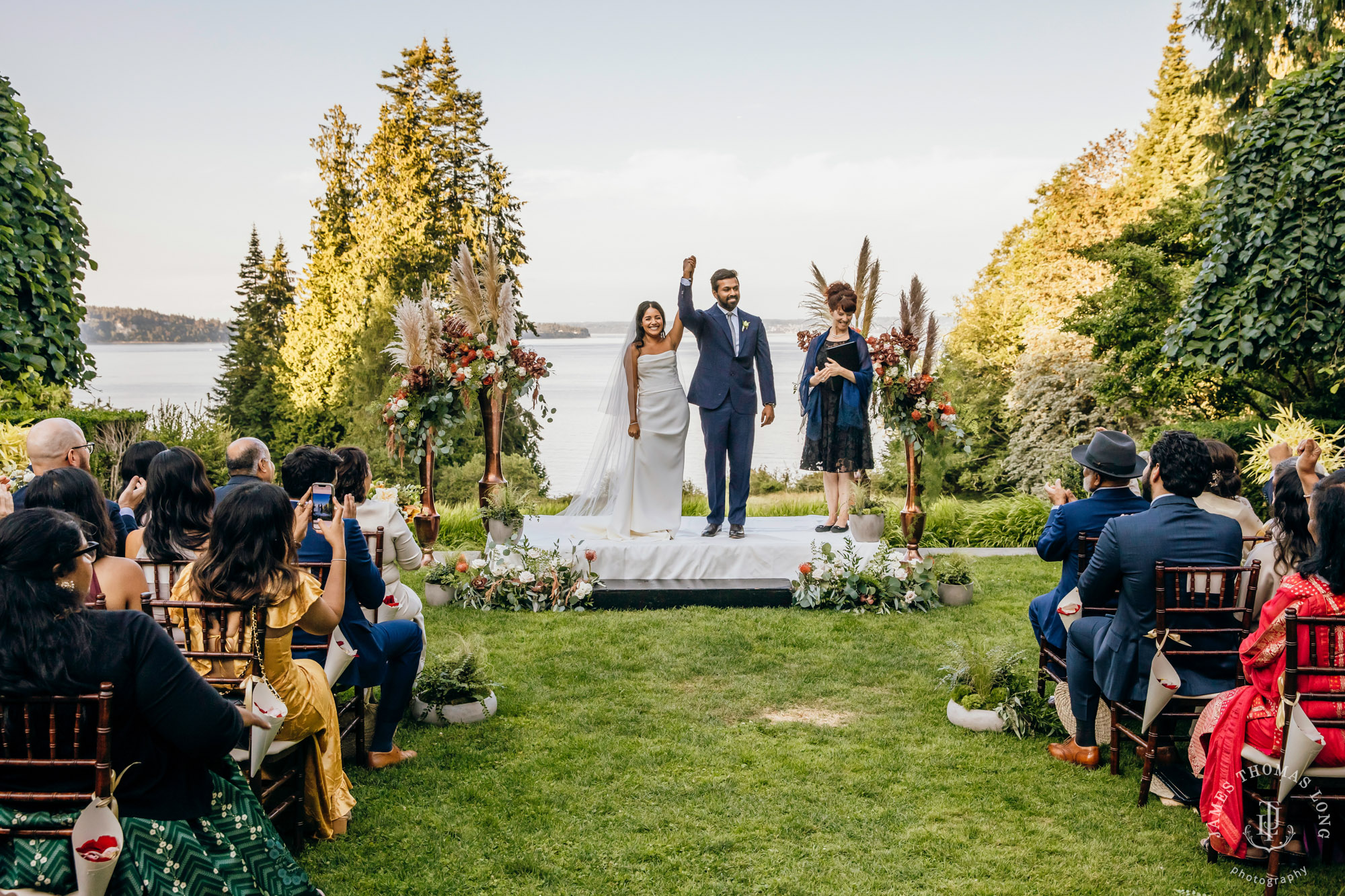 Bloedel Reserve Bainbridge Island wedding by Seattle wedding photographer James Thomas Long Photography