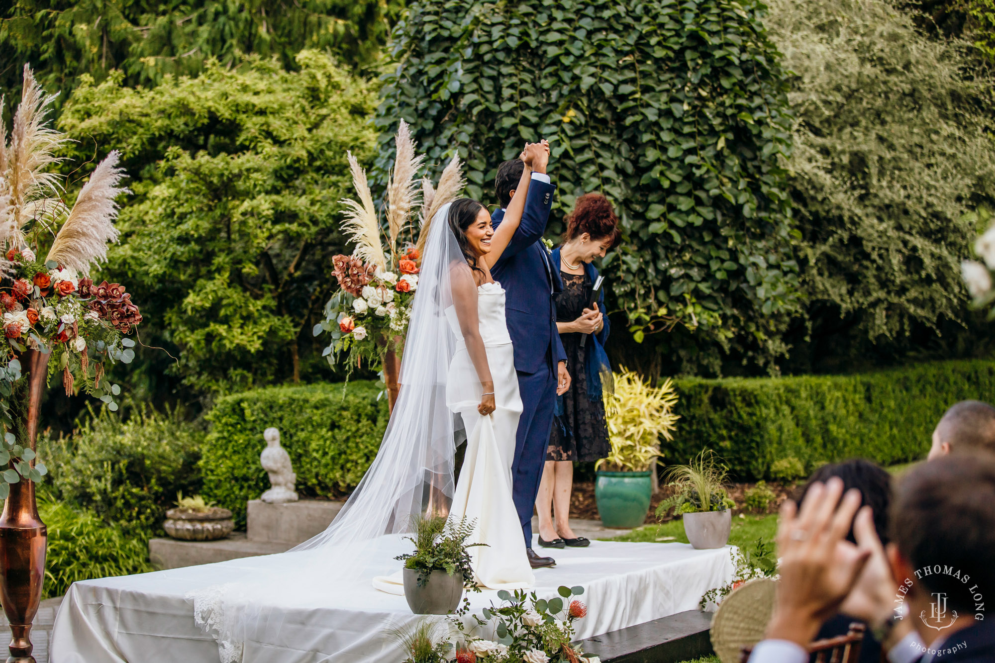 Bloedel Reserve Bainbridge Island wedding by Seattle wedding photographer James Thomas Long Photography