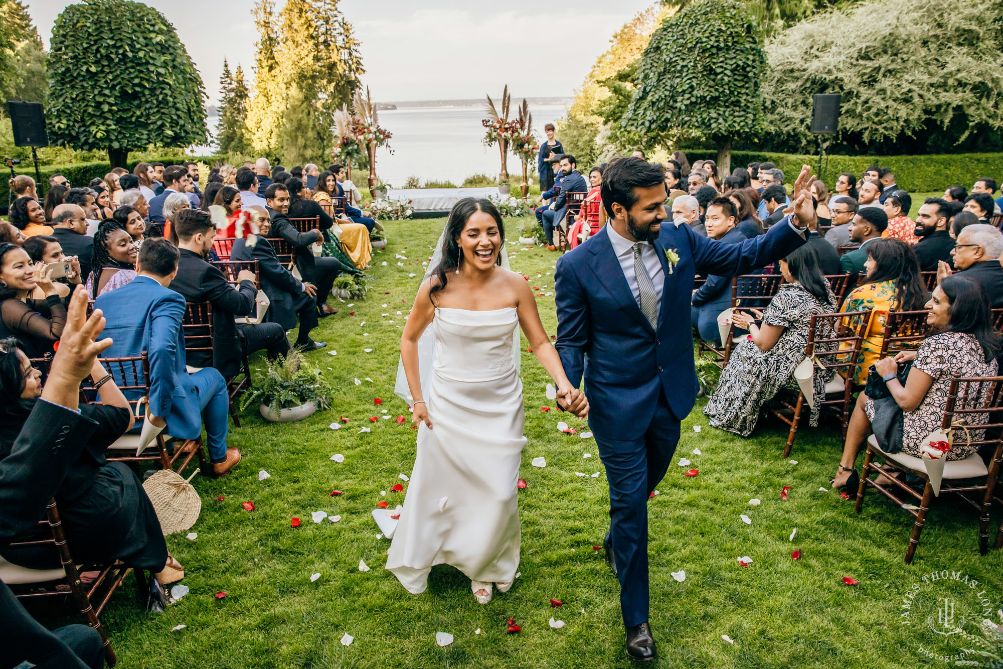 Bloedel Reserve Bainbridge Island wedding by Seattle wedding photographer James Thomas Long Photography