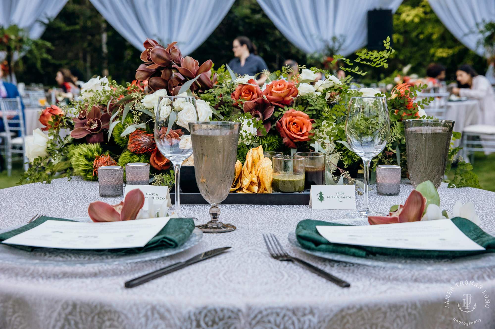 Bloedel Reserve Bainbridge Island wedding by Seattle wedding photographer James Thomas Long Photography