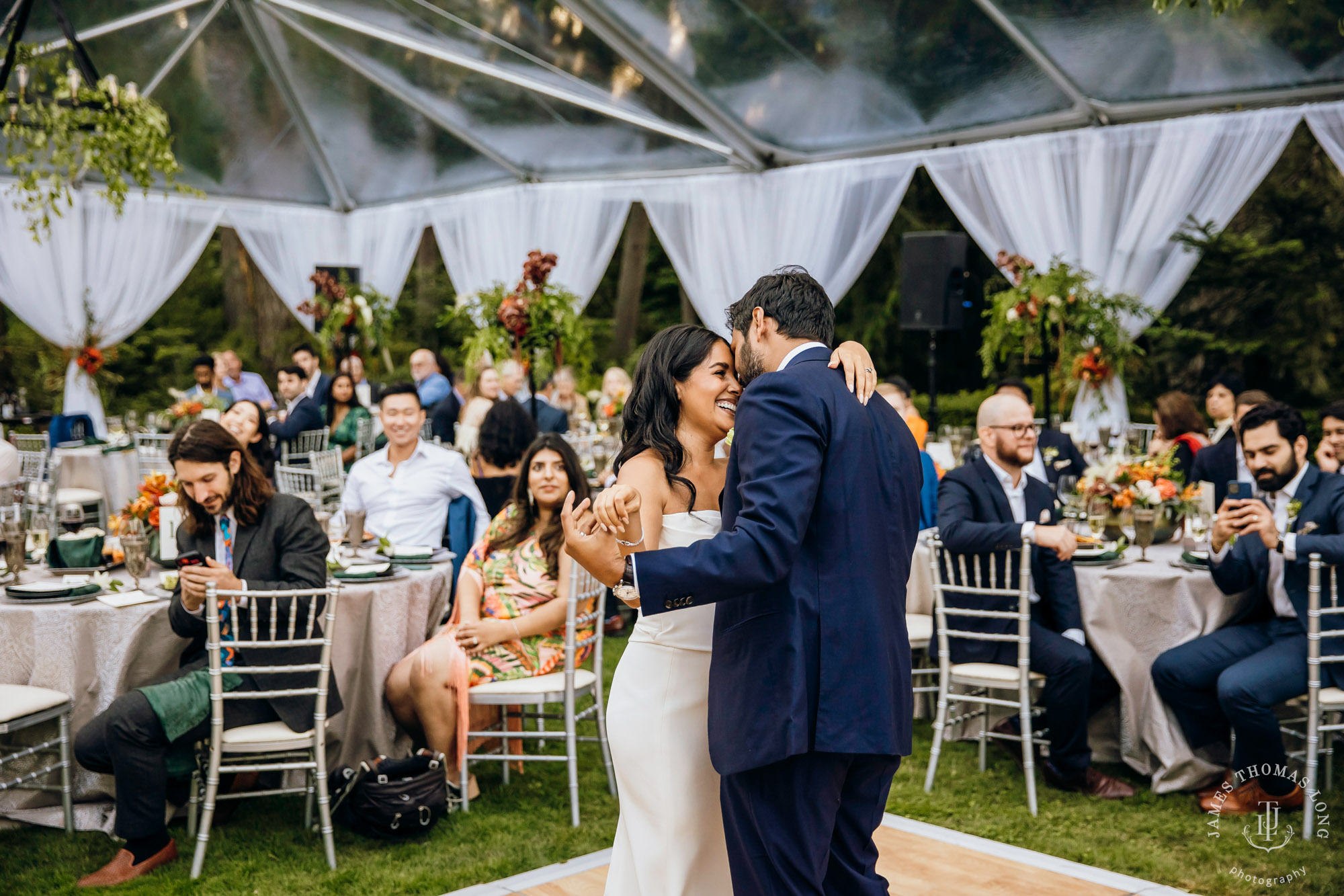 Bloedel Reserve Bainbridge Island wedding by Seattle wedding photographer James Thomas Long Photography