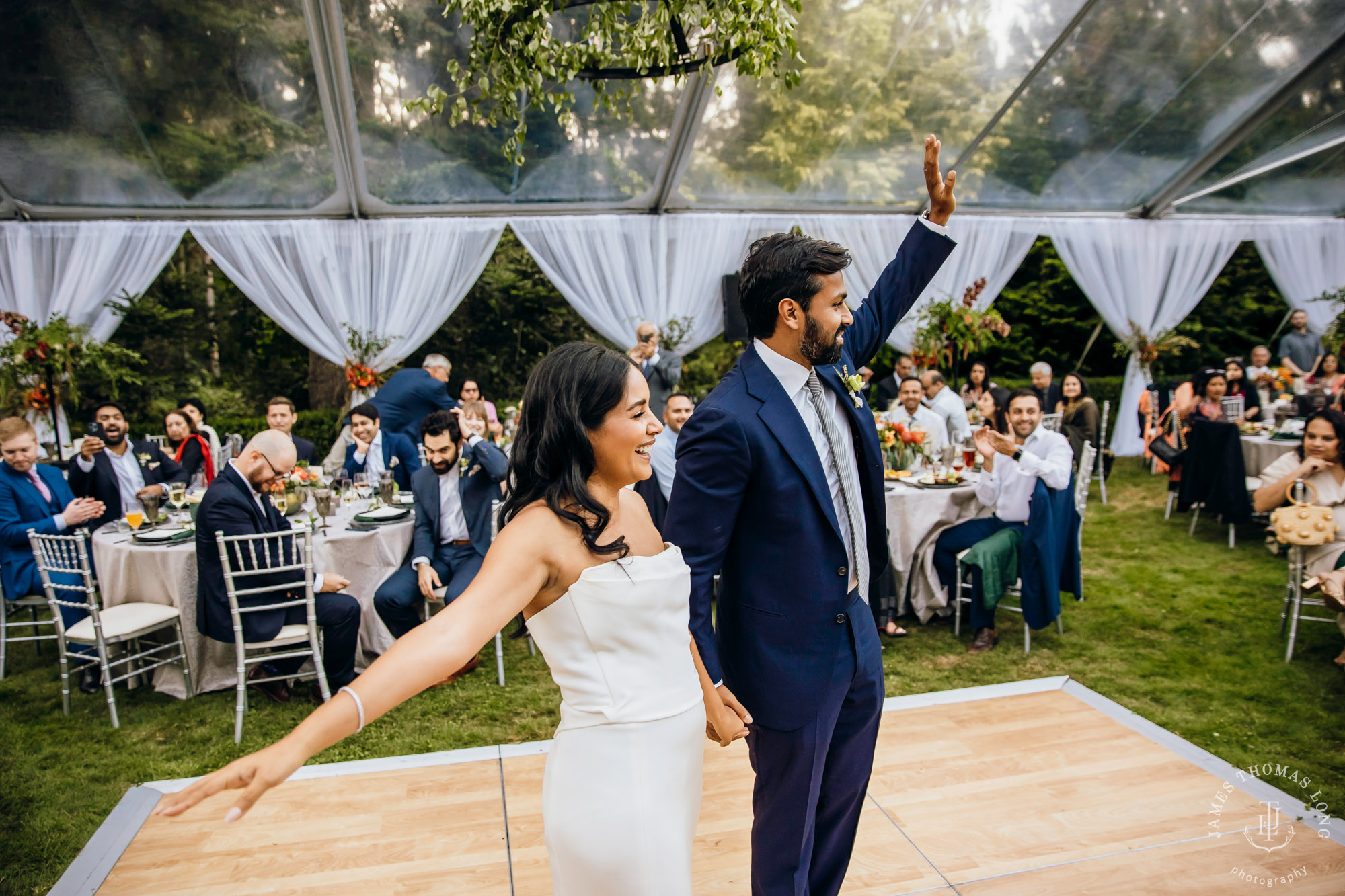 Bloedel Reserve Bainbridge Island wedding by Seattle wedding photographer James Thomas Long Photography