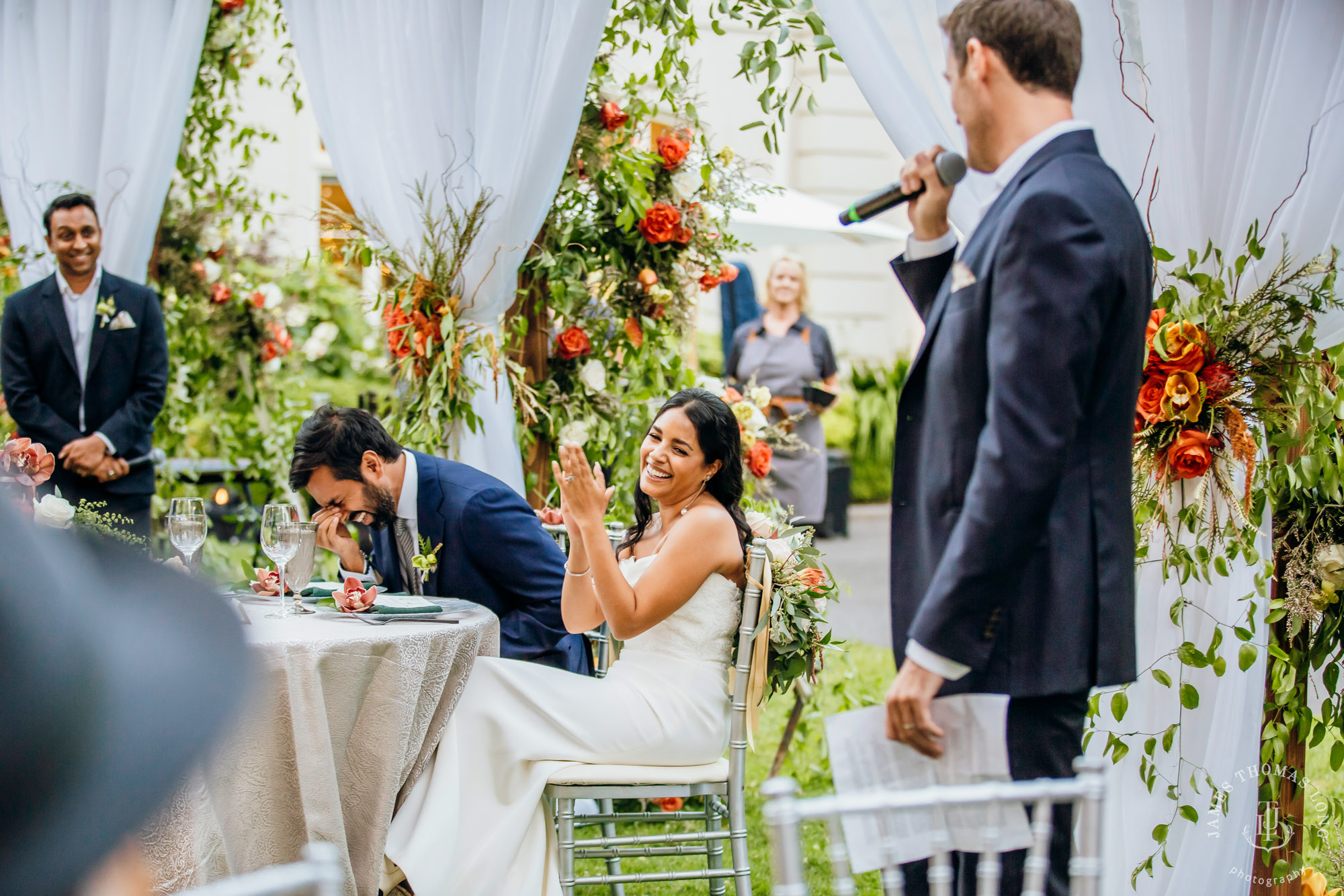 Bloedel Reserve Bainbridge Island wedding by Seattle wedding photographer James Thomas Long Photography