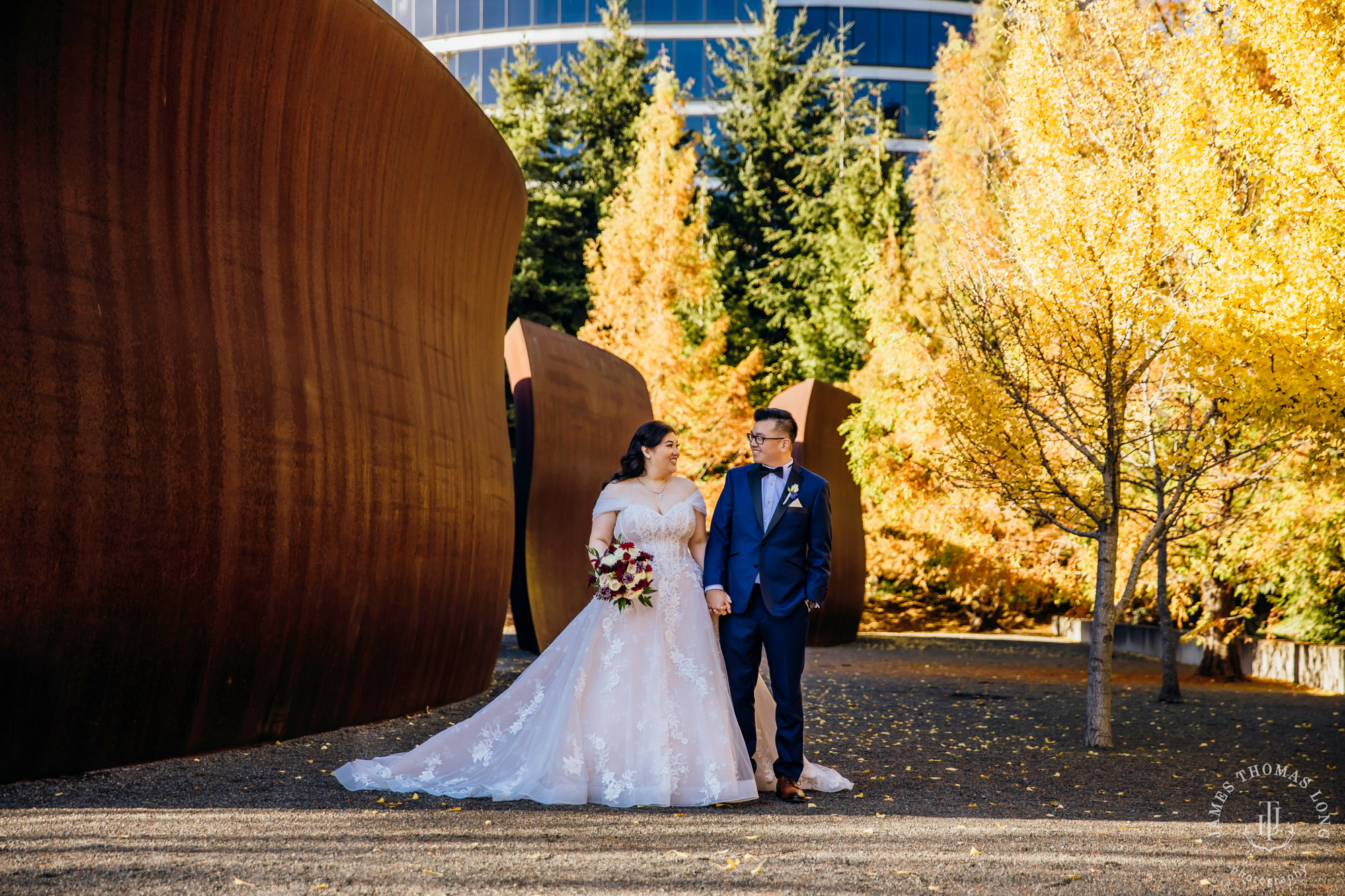 Four Seasons Seattle wedding by Seattle wedding photographer James Thomas Long Photography