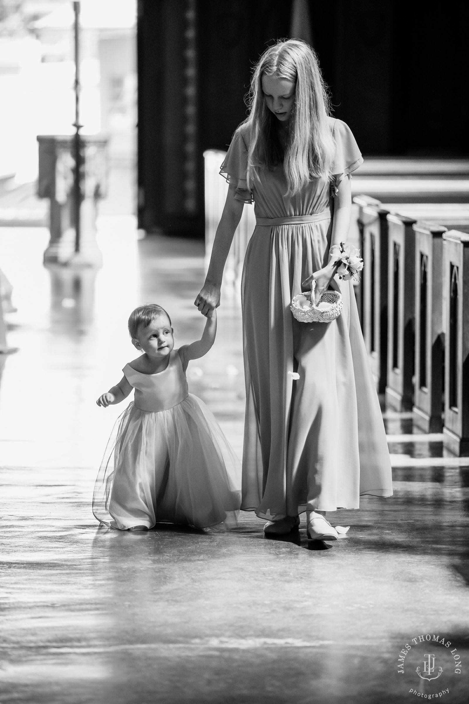 Seattle WA Wedding at Blessed Sacrament Church and Fall City Farms by Seattle wedding photographer James Thomas Long Photography