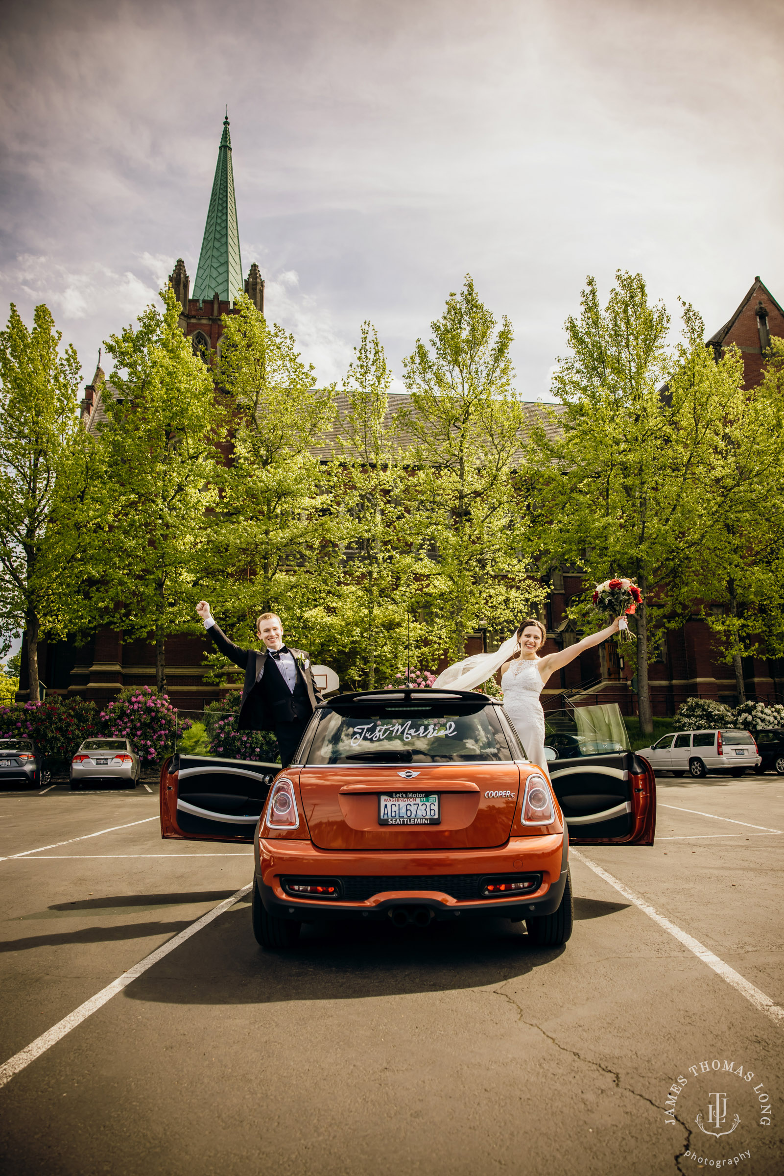 Seattle WA Wedding at Blessed Sacrament Church and Fall City Farms by Seattle wedding photographer James Thomas Long Photography