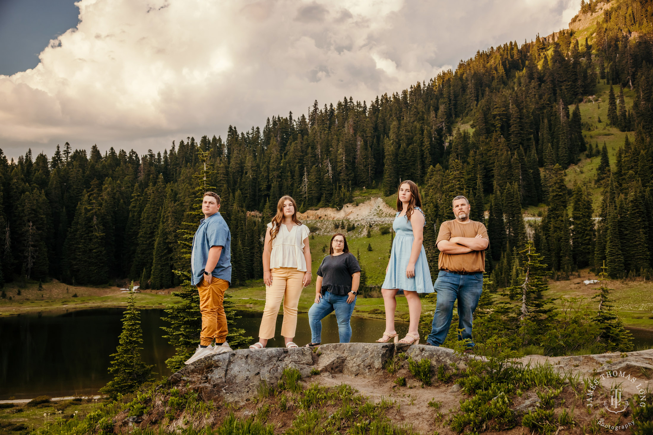 Mount Rainier family photography session by Seattle family photographer James Thomas Long Photography