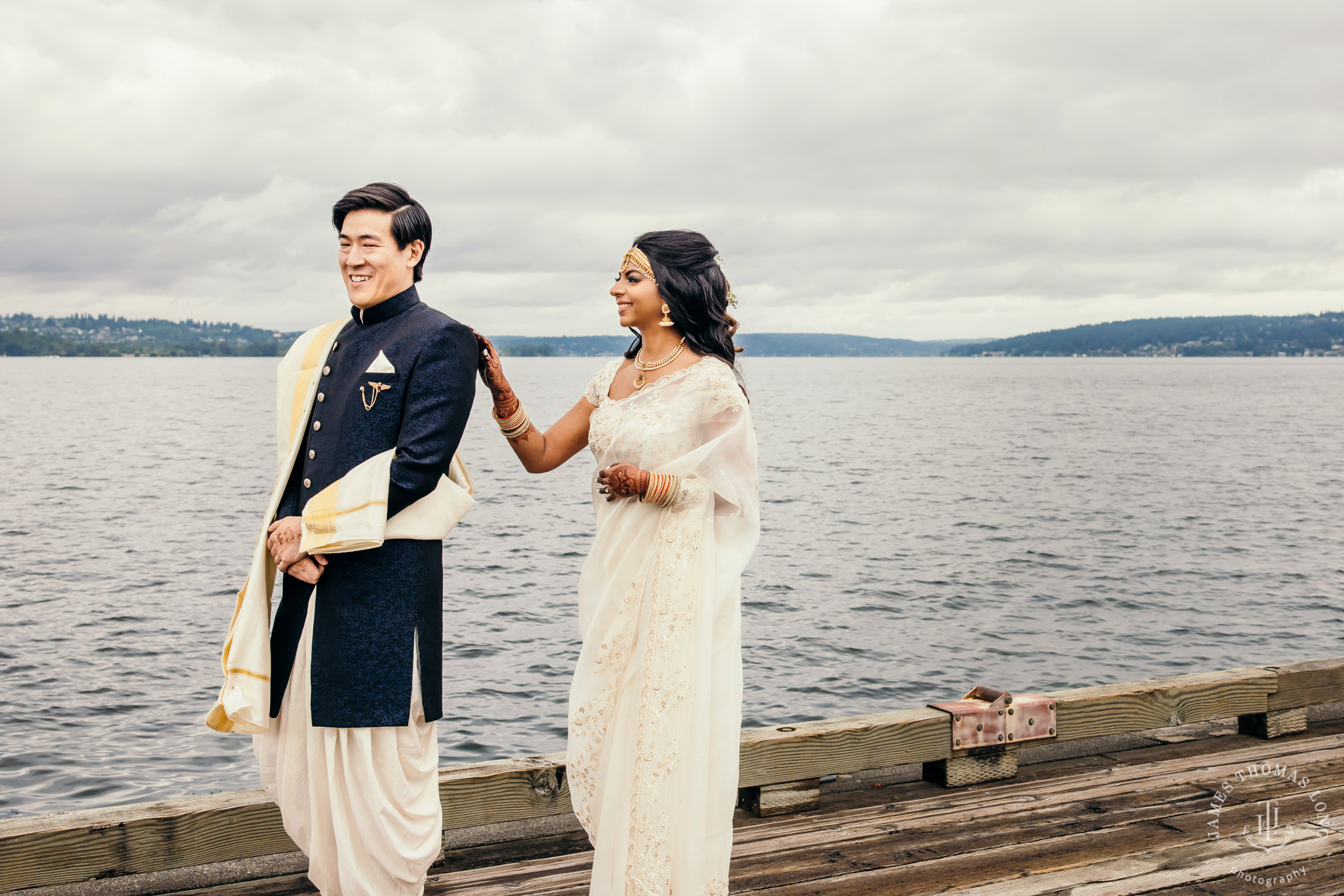 Woodmark Hotel and Spa wedding by Seattle wedding photographer James Thomas Long Photography