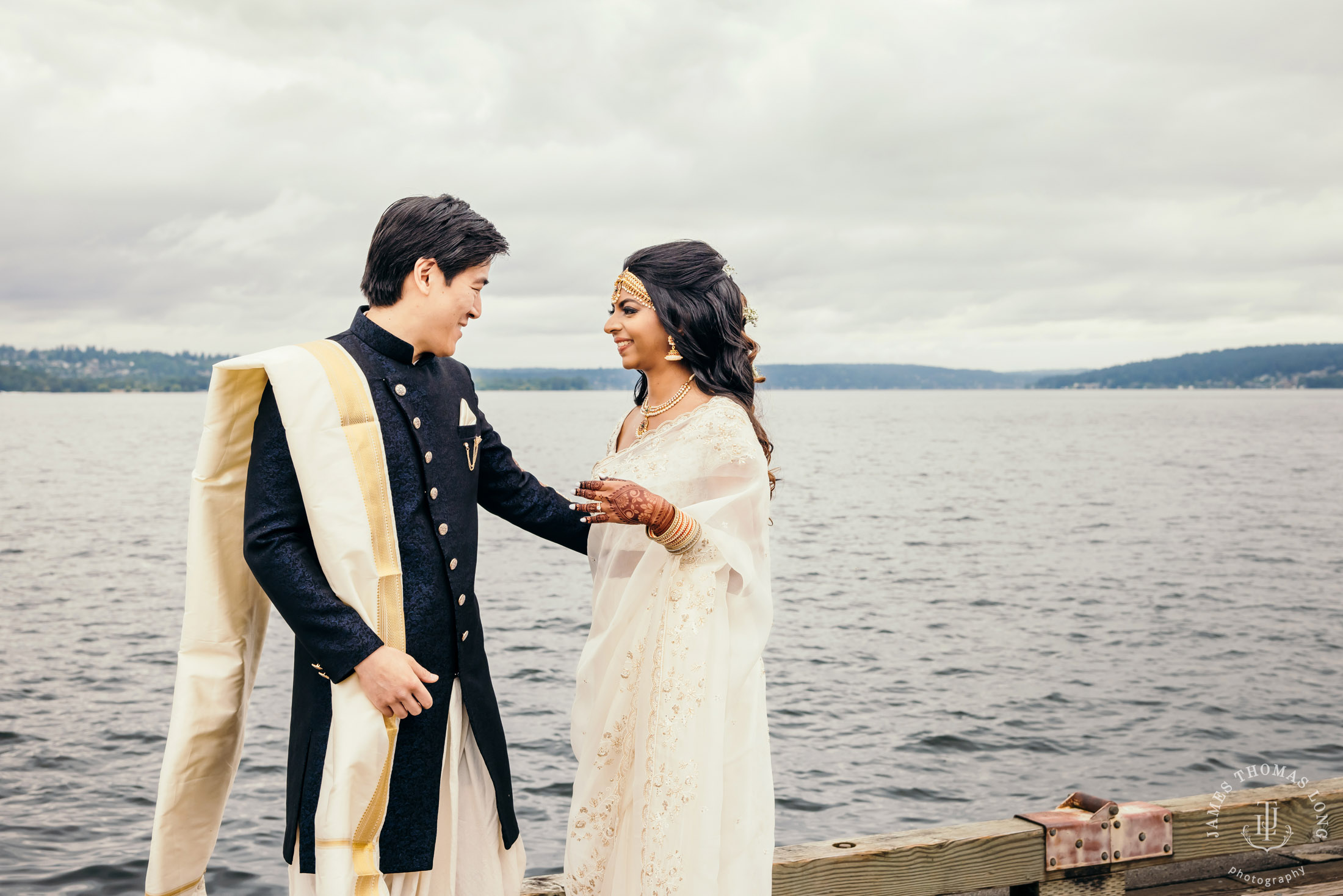 Woodmark Hotel and Spa wedding by Seattle wedding photographer James Thomas Long Photography