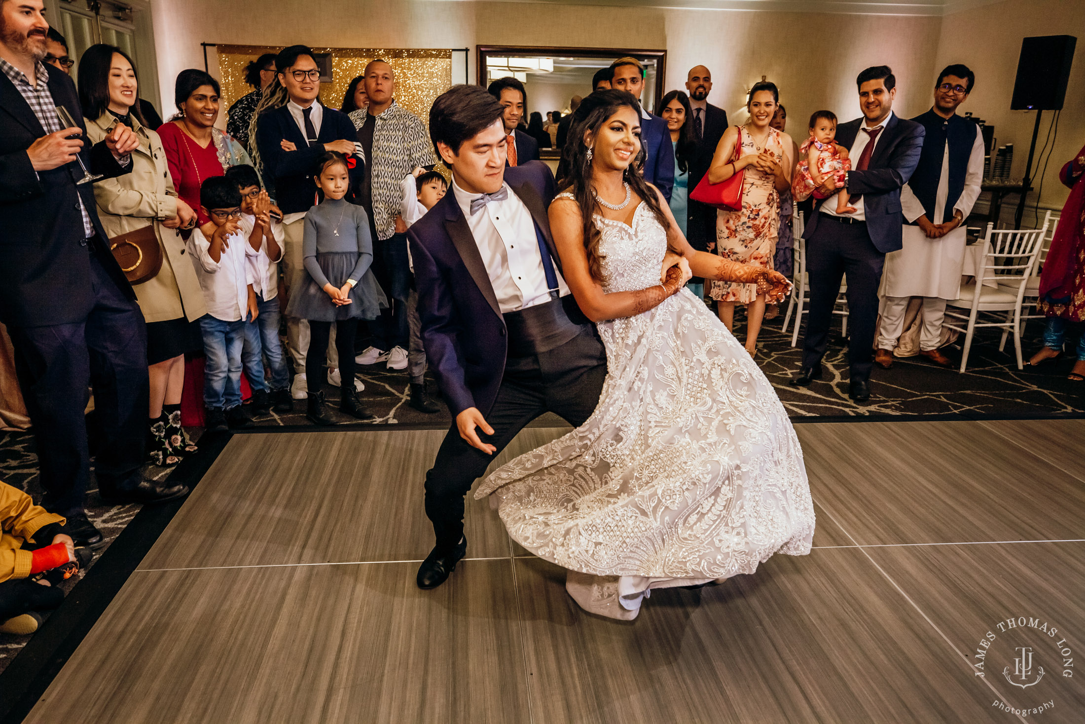 Woodmark Hotel and Spa wedding by Seattle wedding photographer James Thomas Long Photography