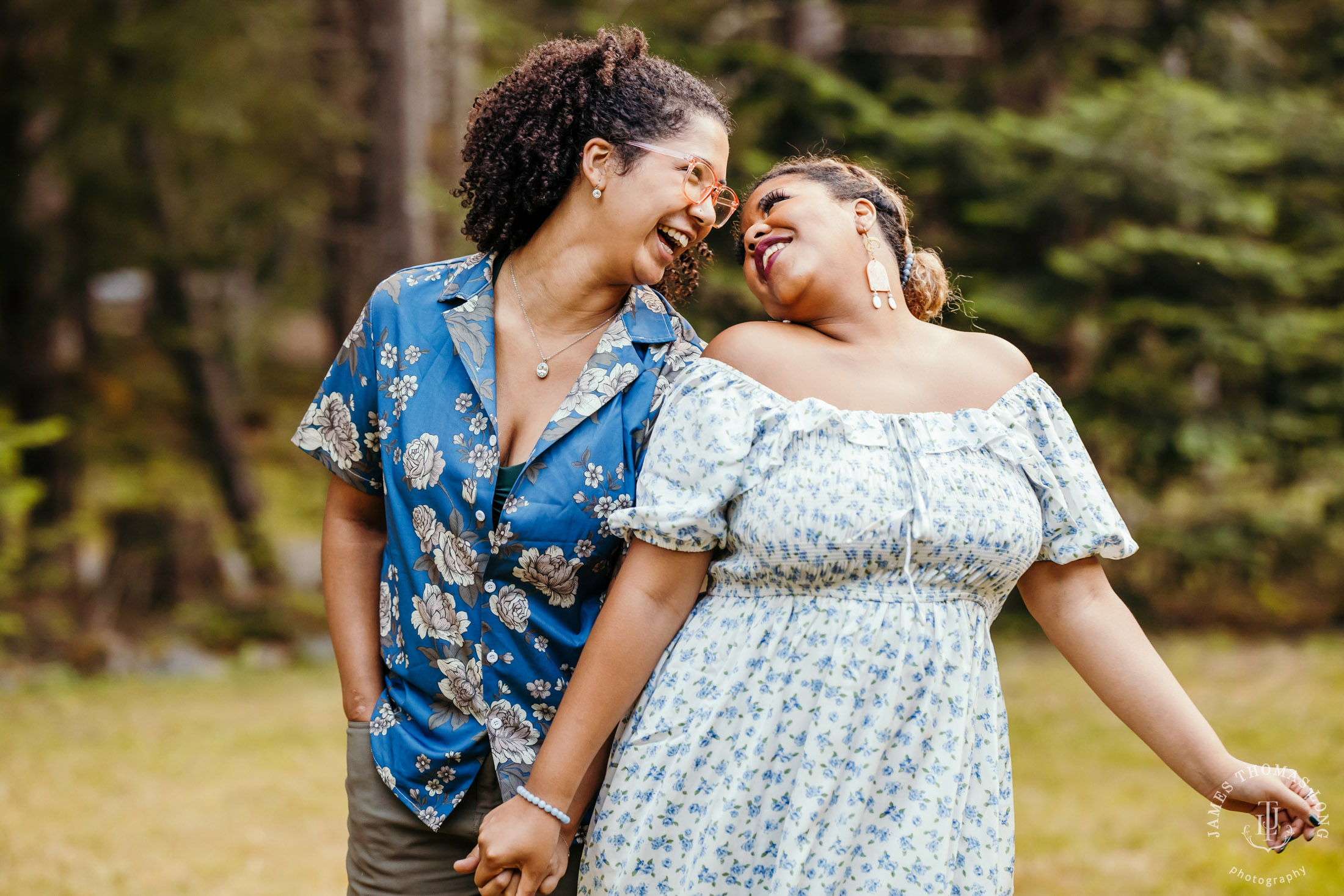 A-frame cabin elopement near Crystal Mountain Washington by Seattle elopement photographer James Thomas Long Photography