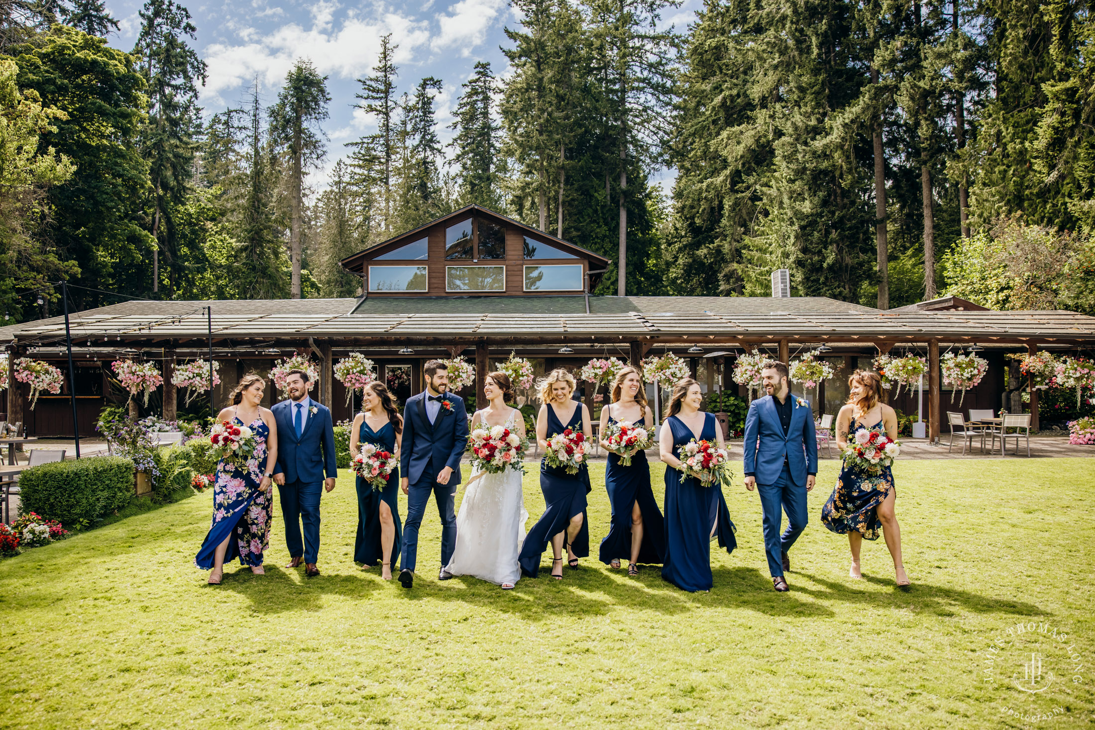 Kiana Lodge Poulsbo WA wedding by Seattle wedding photographer James Thomas Long Photography