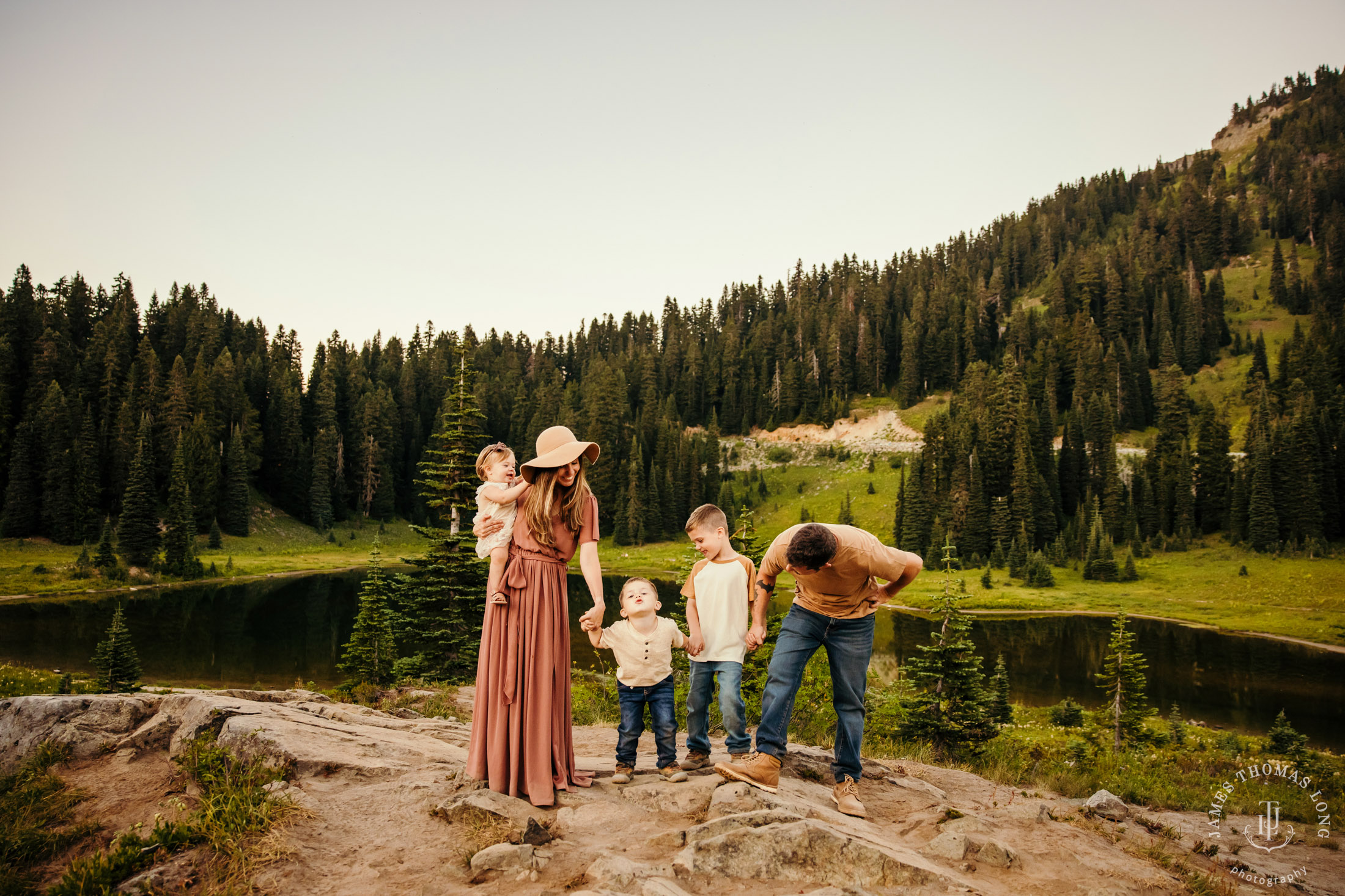 Family photography session at Mount Rainier by Snoqualmie family photographer James Thomas Long Photography