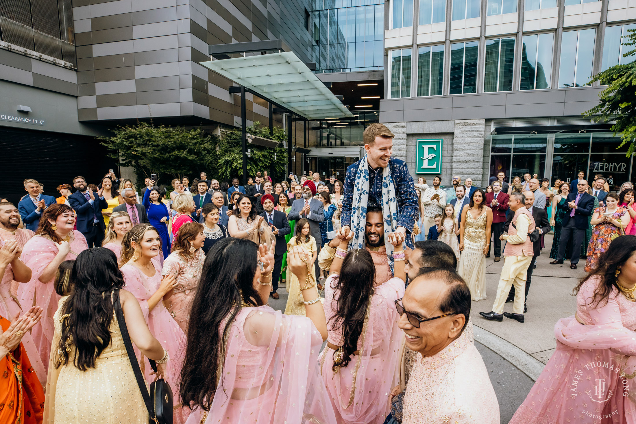 Hindu wedding at the Embassy Suites in Seattle by Seattle wedding photographer James Thomas Long Photography