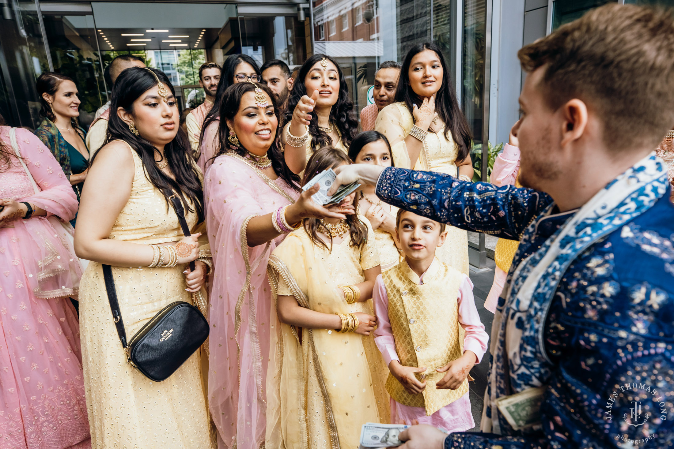 Hindu wedding at the Embassy Suites in Seattle by Seattle wedding photographer James Thomas Long Photography