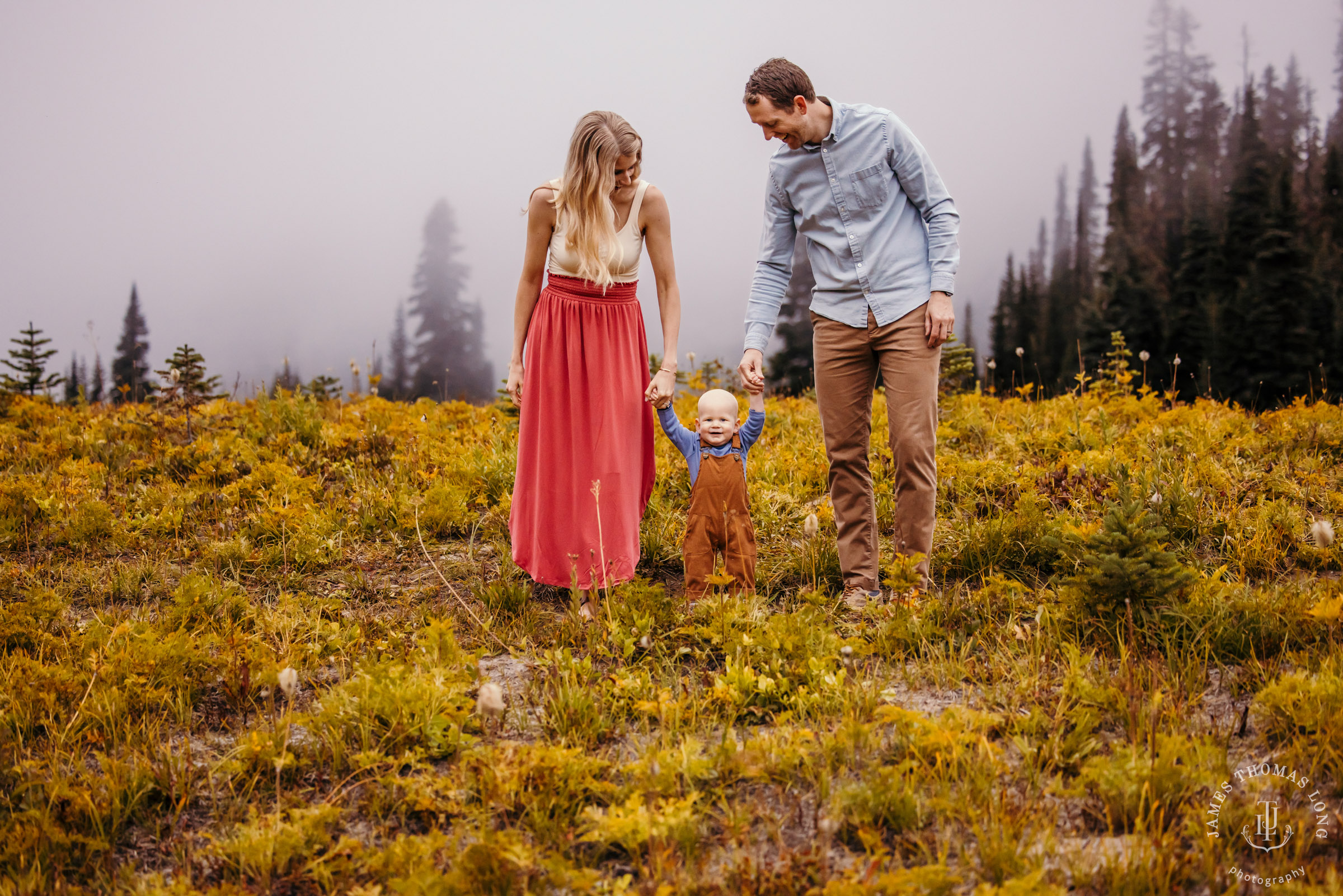 Beautiful Mount Rainier family session by Seattle family photographer James Thomas Long Photography