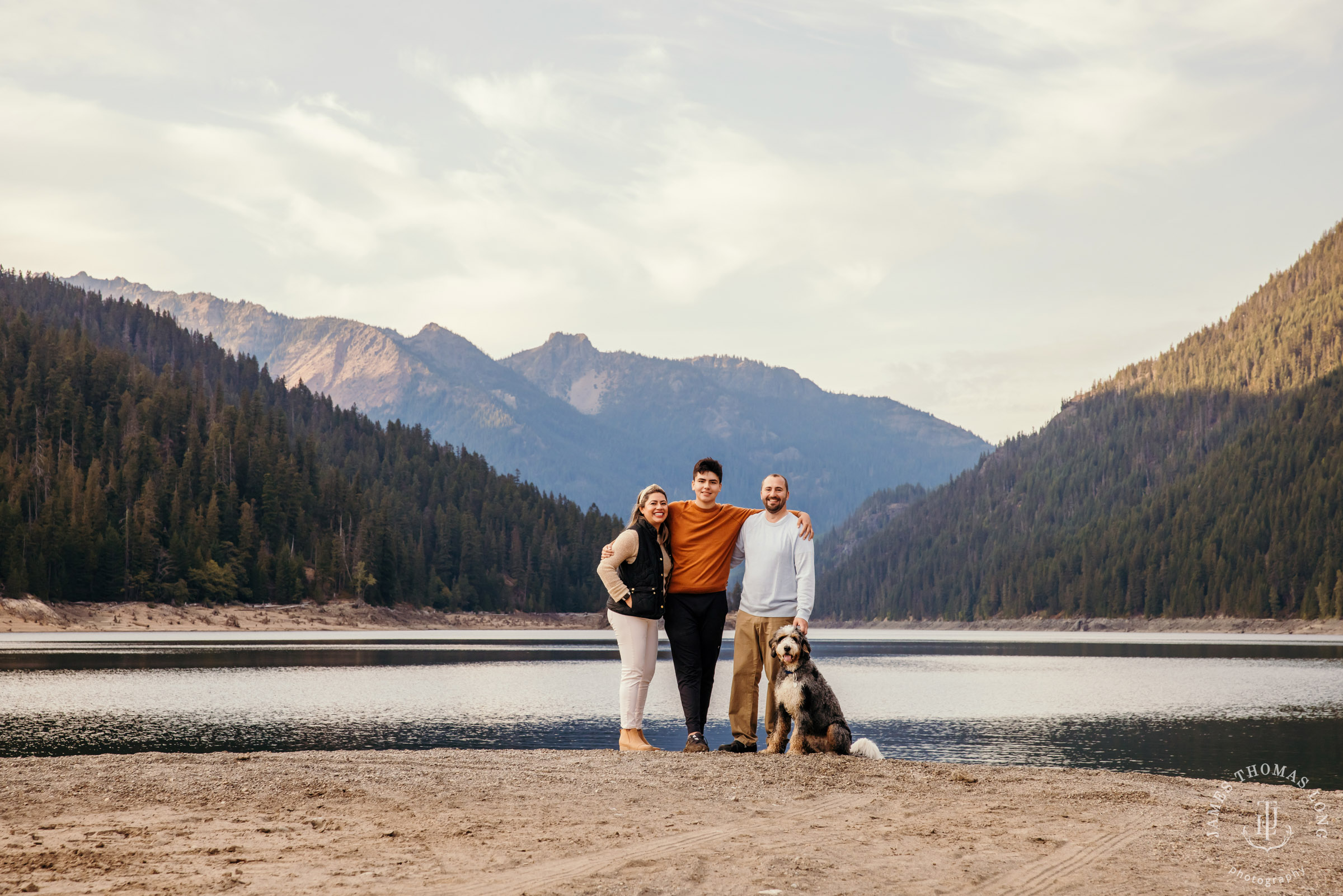 Adventure family photography session in the cascade mountains by Snoqualmie adventure family photographer James Thomas Long Photography