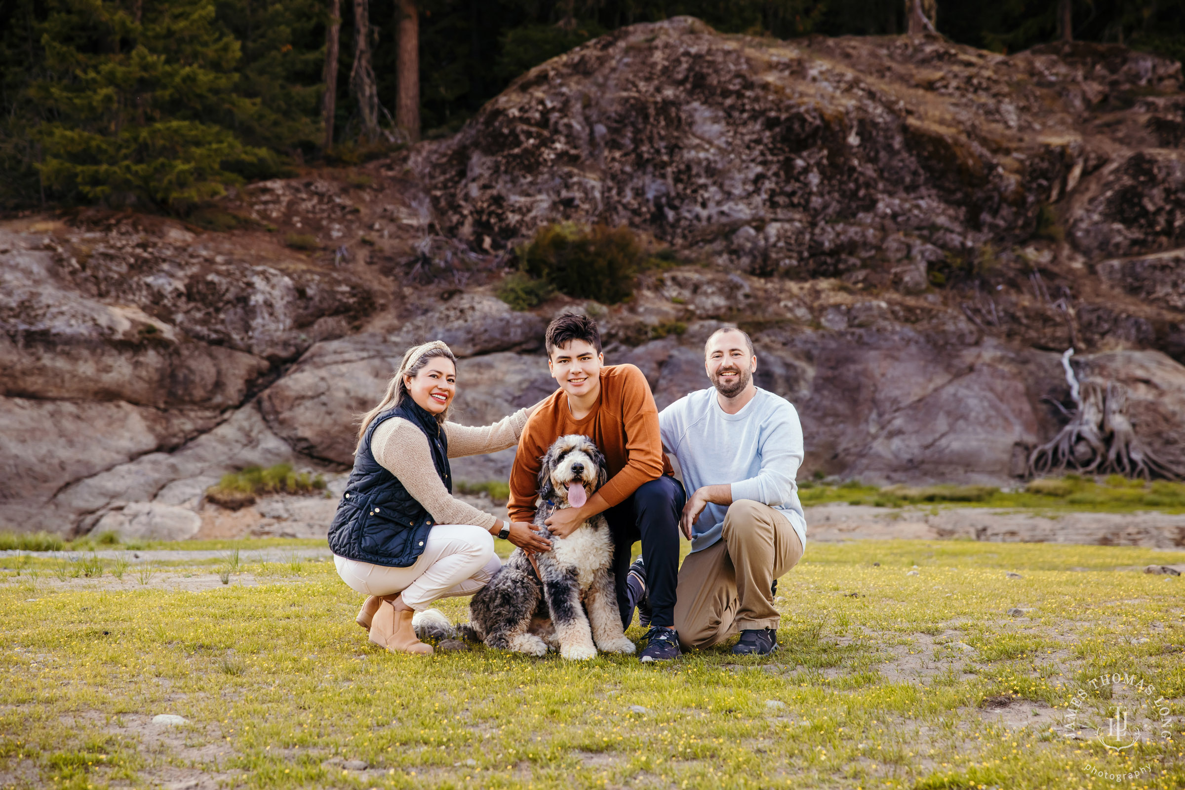 Adventure family photography session in the cascade mountains by Snoqualmie adventure family photographer James Thomas Long Photography