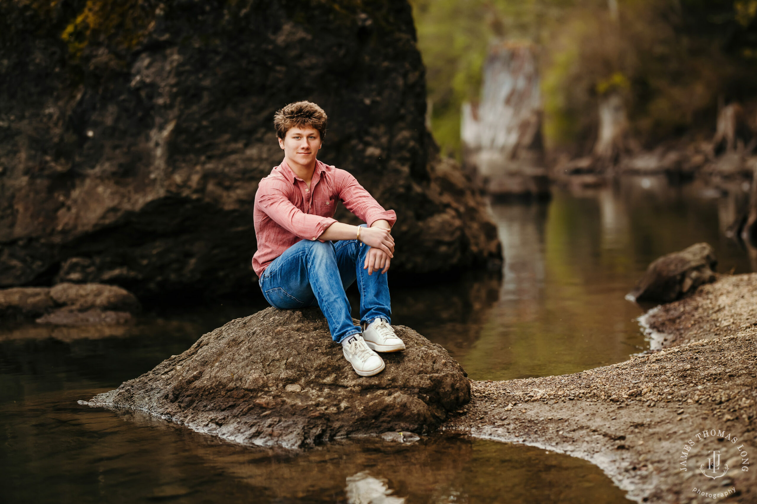 North Bend senior portrait session by Seattle senior portrait photographer James Thomas Long Photography