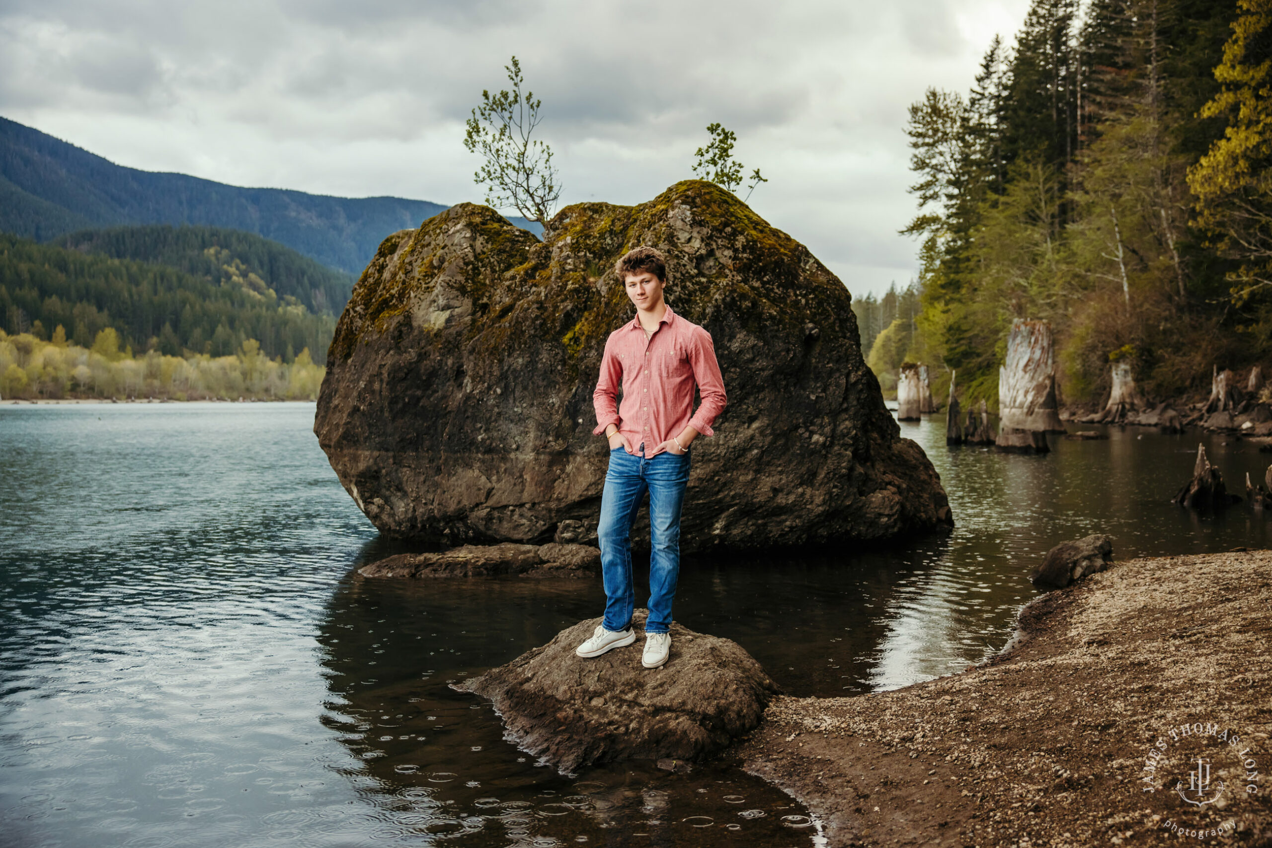 North Bend senior portrait session by Seattle senior portrait photographer James Thomas Long Photography