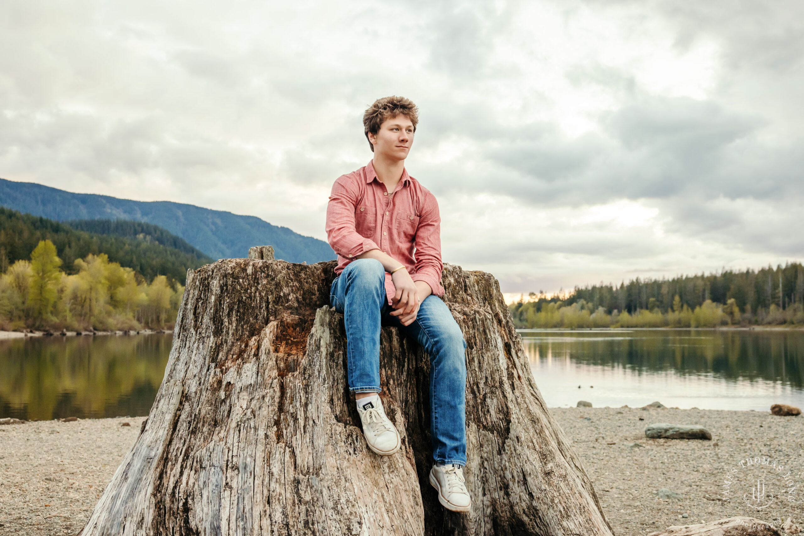 North Bend senior portrait session by Seattle senior portrait photographer James Thomas Long Photography