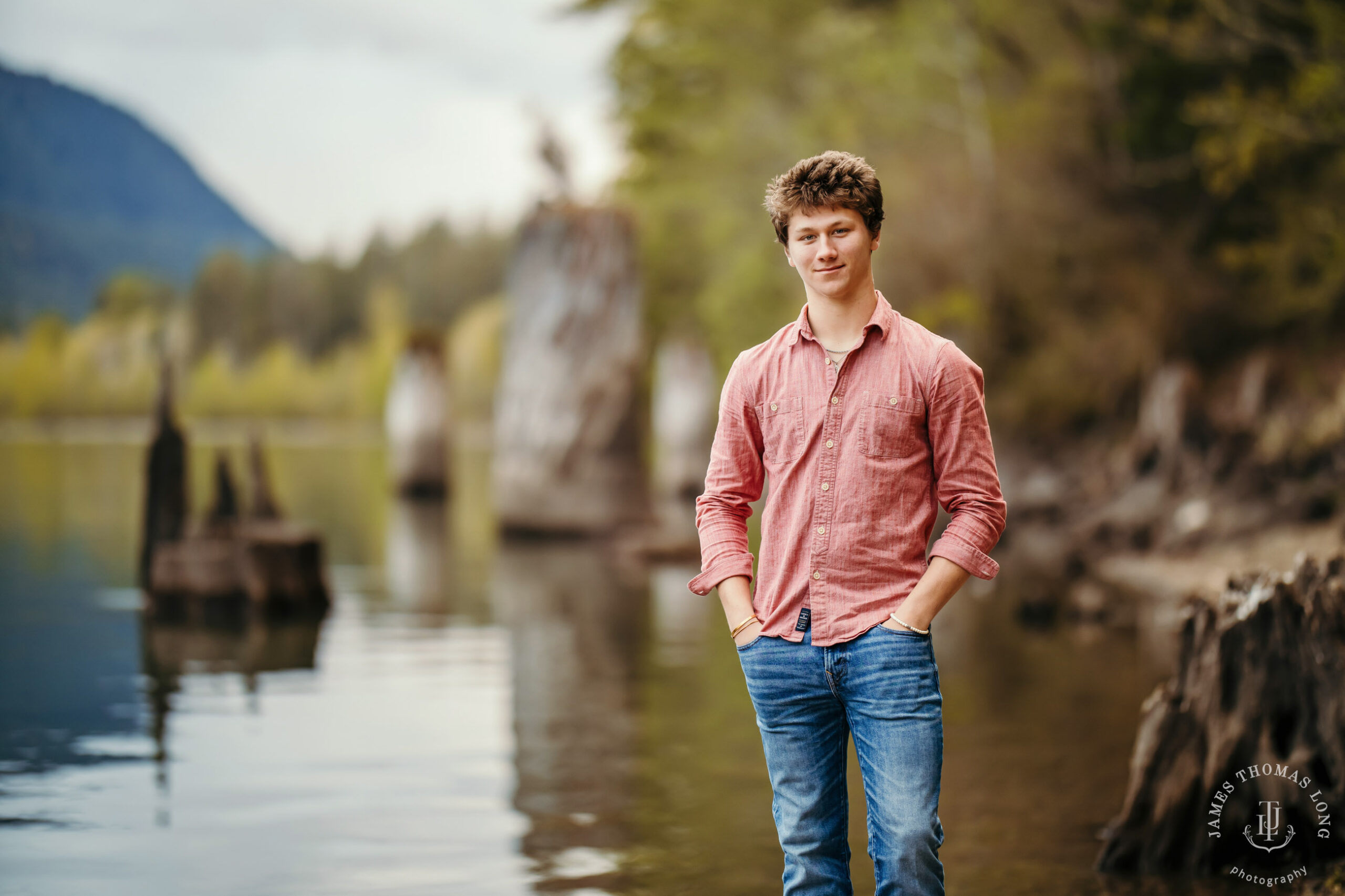 North Bend senior portrait session by Seattle senior portrait photographer James Thomas Long Photography