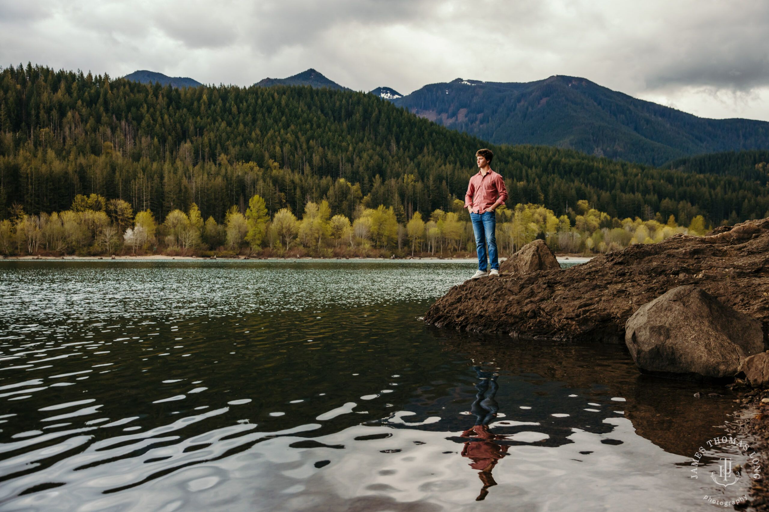 North Bend senior portrait session by Seattle senior portrait photographer James Thomas Long Photography