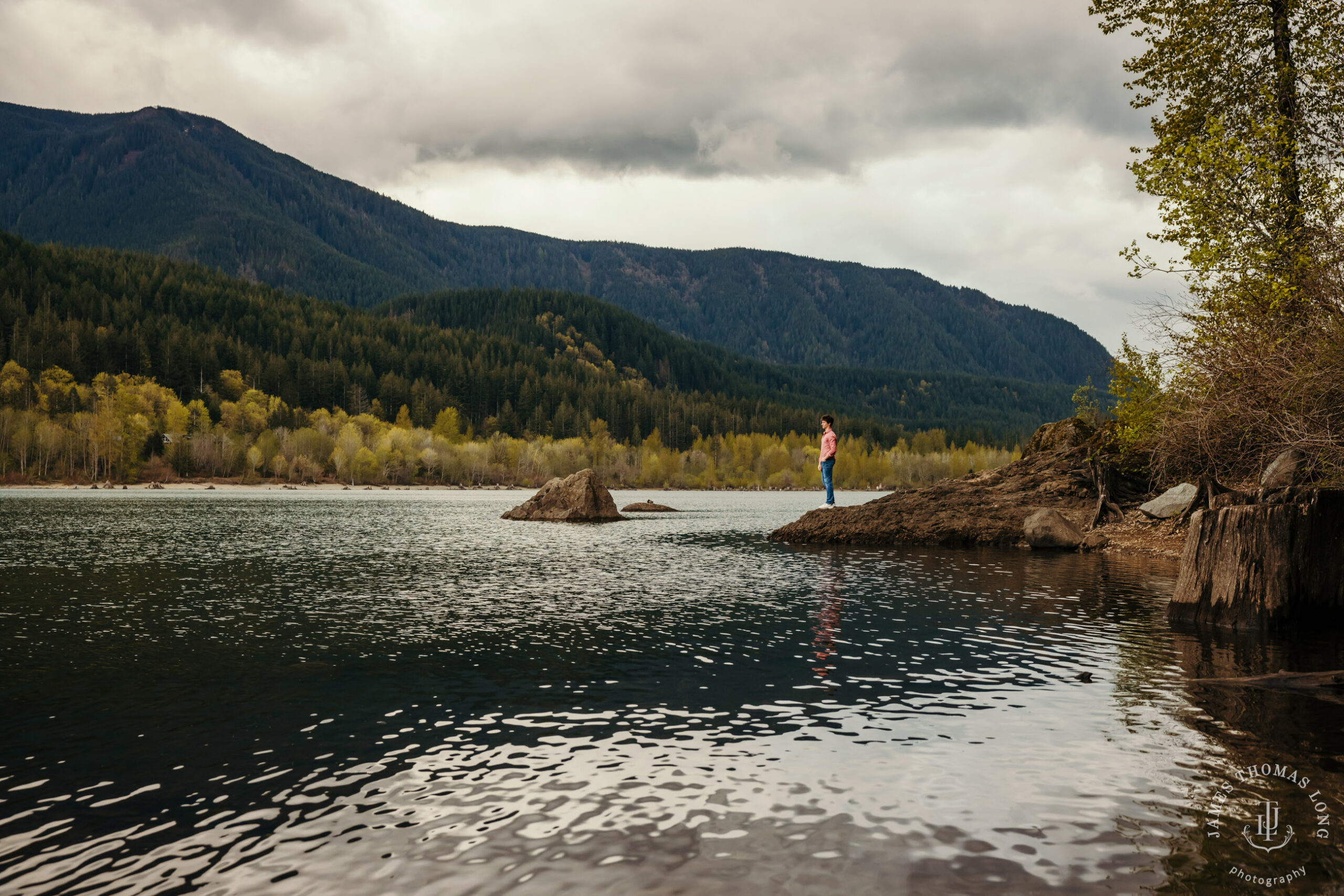 North Bend senior portrait session by Seattle senior portrait photographer James Thomas Long Photography