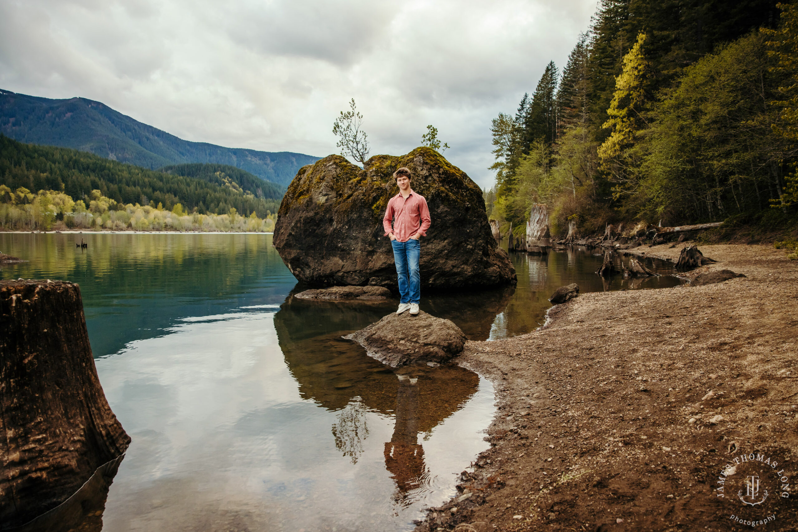 North Bend senior portrait session by Seattle senior portrait photographer James Thomas Long Photography