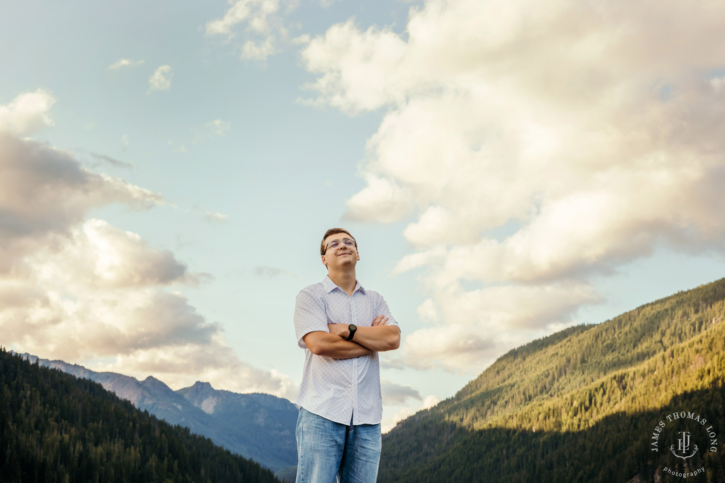 Cascade Mountain adventure family photography session by Seattle family photographer James Thomas Long Photography