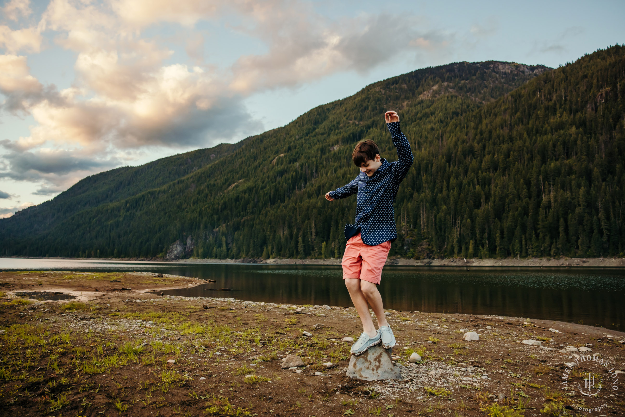 Cascade Mountain adventure family photography session by Seattle family photographer James Thomas Long Photography