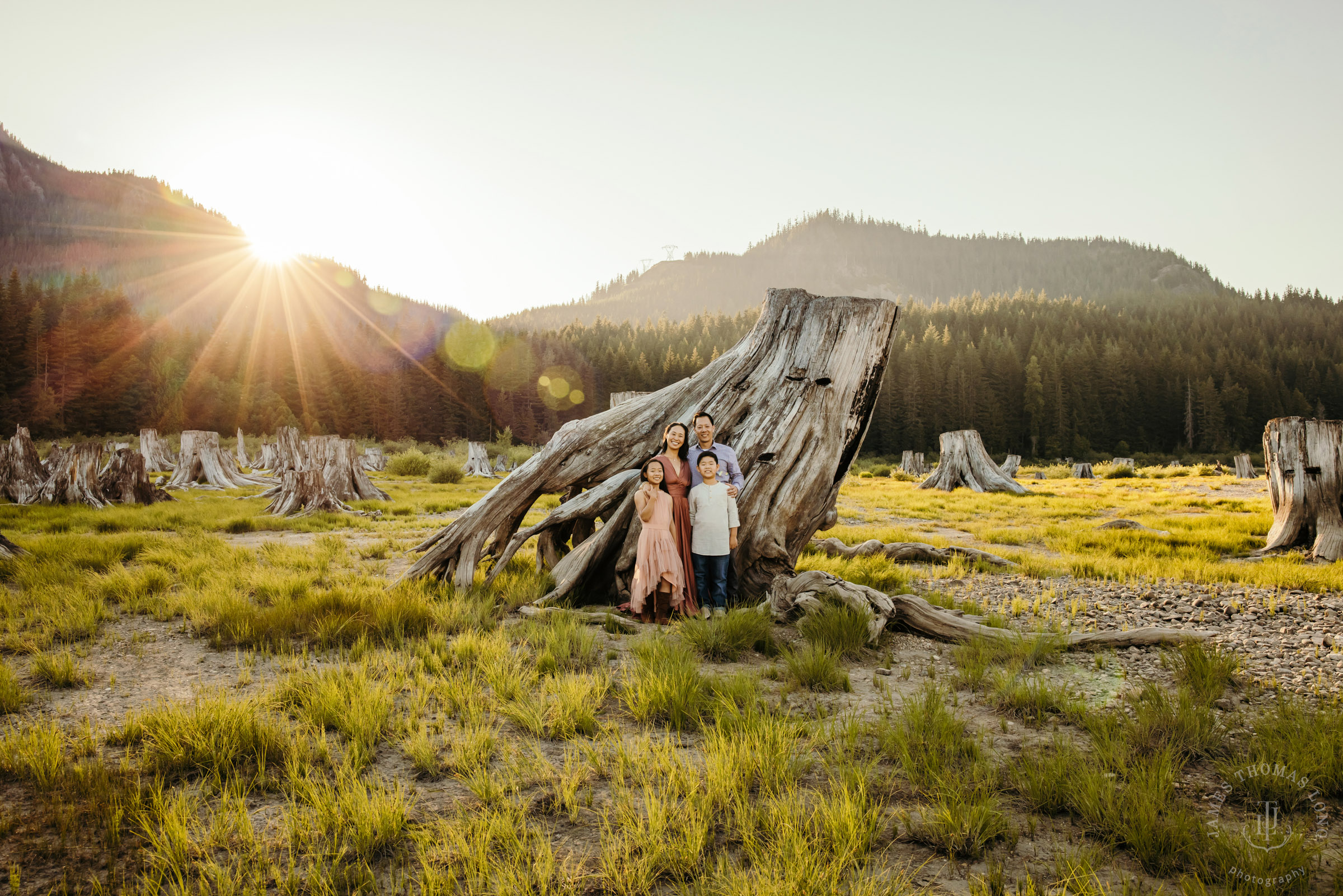 Cascade Mountain adventure family photography session by Snoqualmie family photographer James Thomas Long Photography