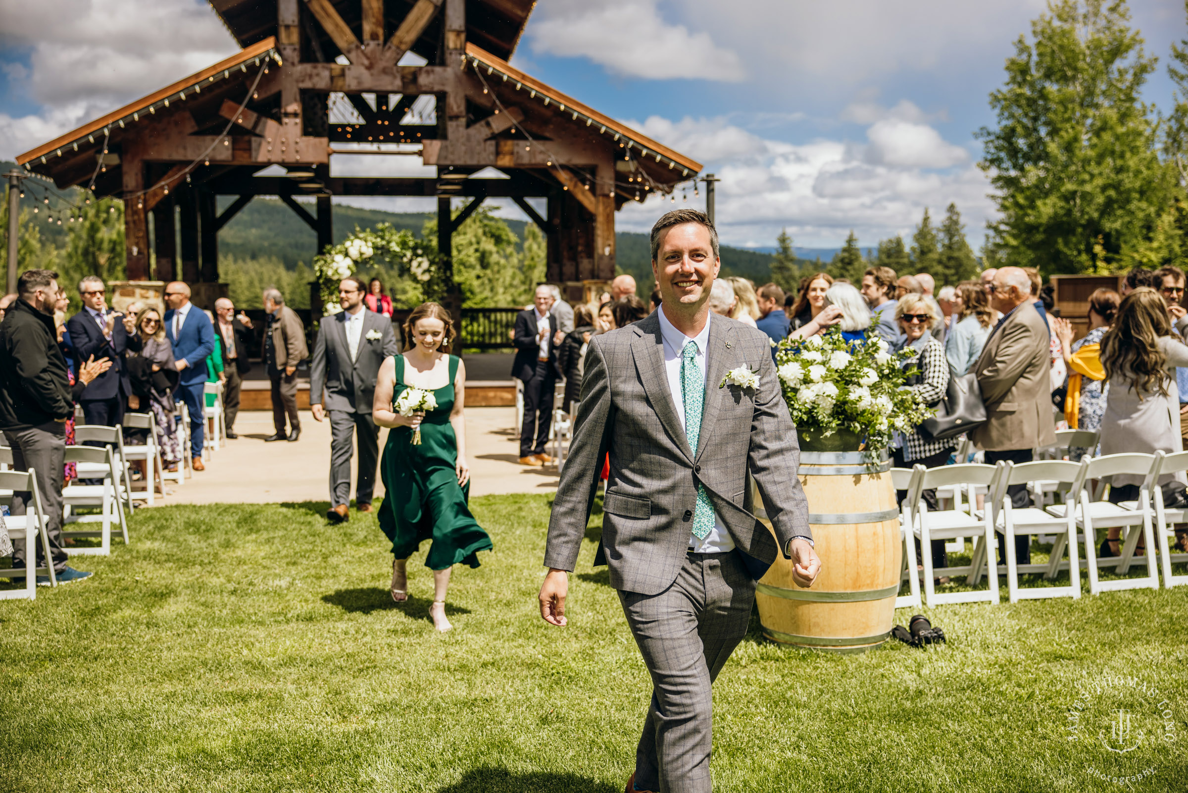 Swiftwater Cellars, Suncadia Cle Elum wedding by Seattle wedding photographer James Thomas Long Photogrraphy